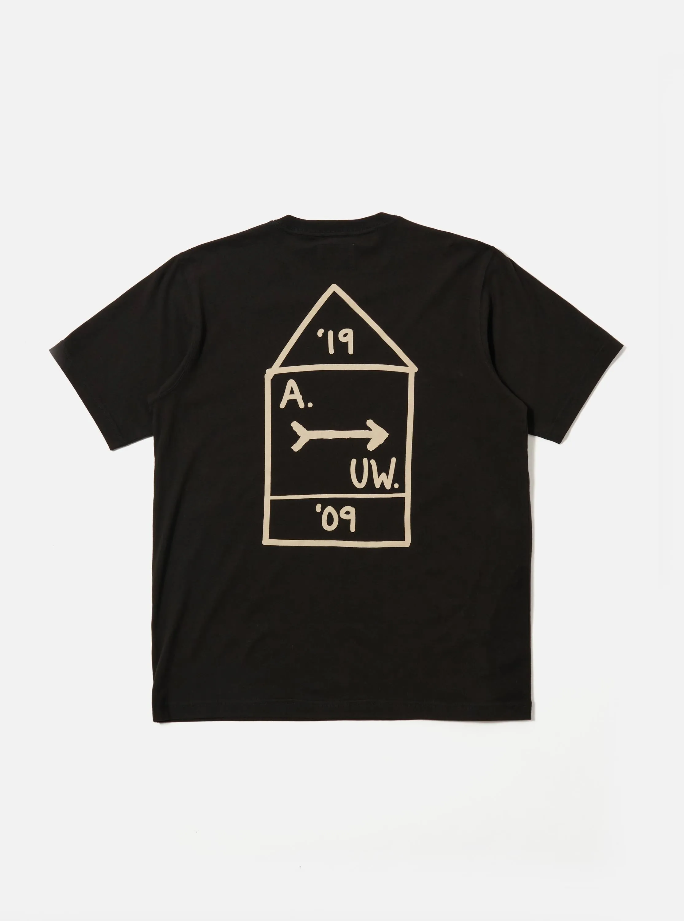 A. SOCIETY x Universal Works Black Single Jersey Print Tee sold by Universal Works product image thumbnail 4