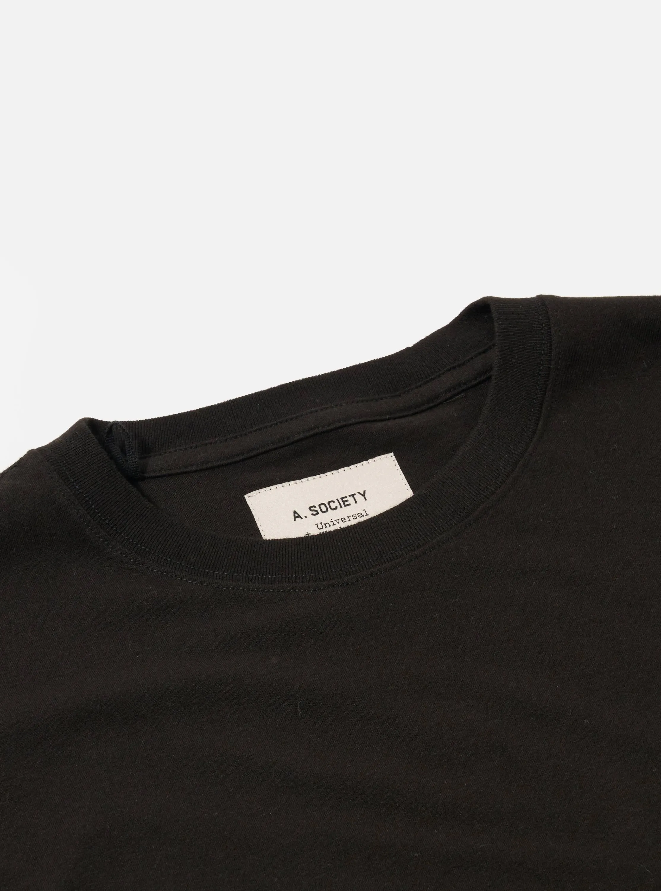 A. SOCIETY x Universal Works Black Single Jersey Print Tee sold by Universal Works product image thumbnail 5