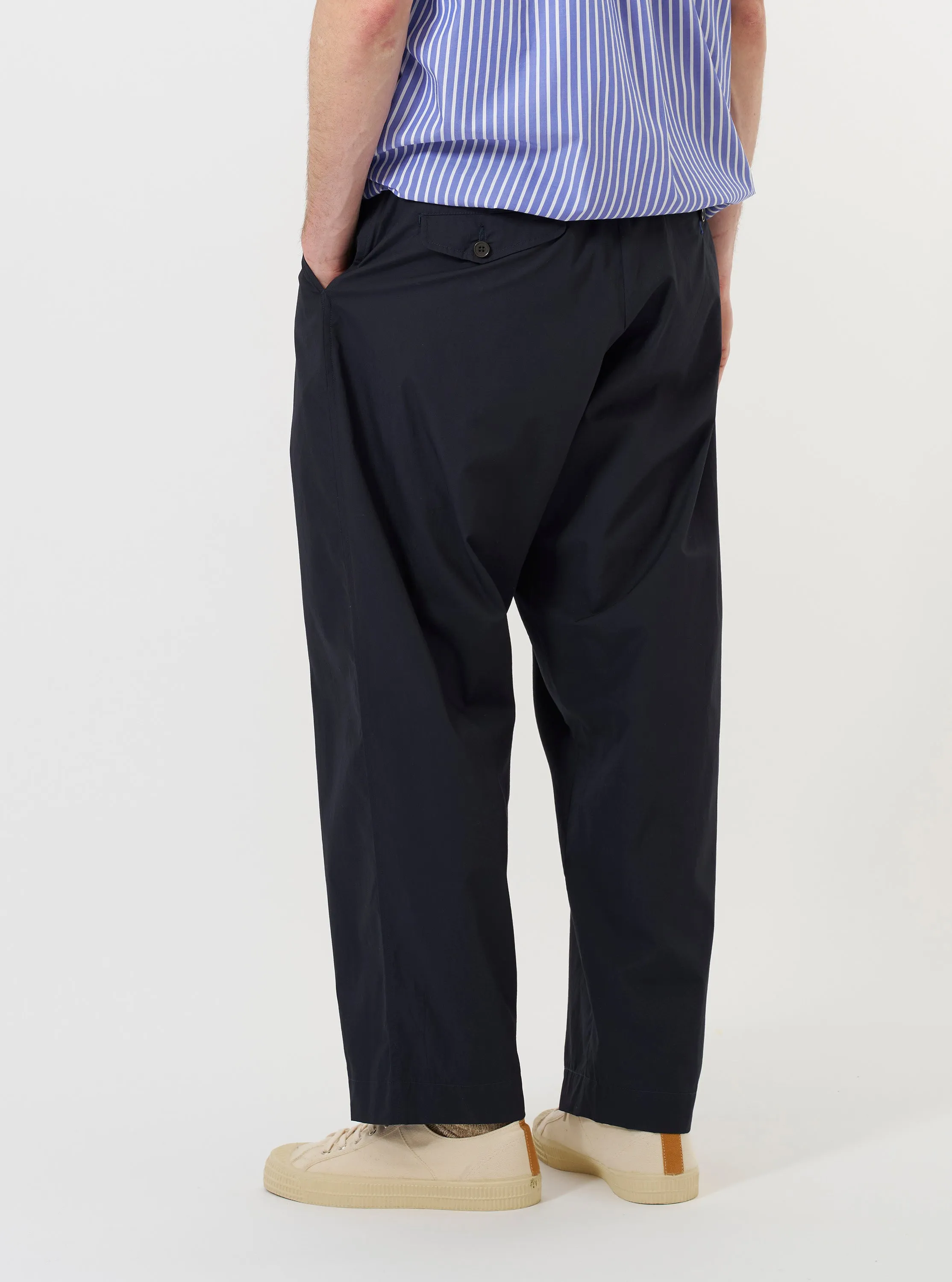 Navy Broadcloth Oxford Pant sold by Universal Works product image thumbnail 3