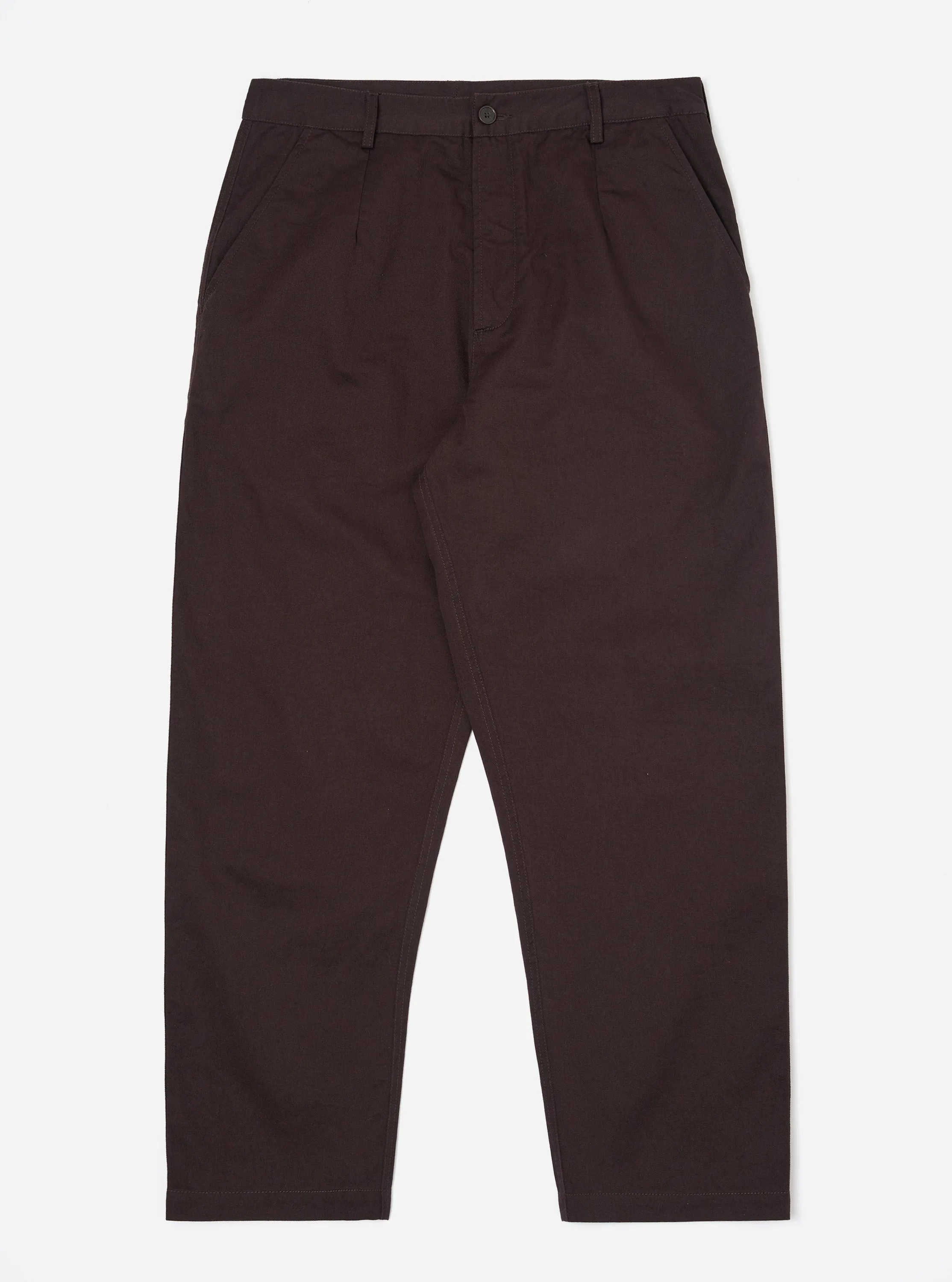 Brown Twill Dizzy Trouser sold by Universal Works