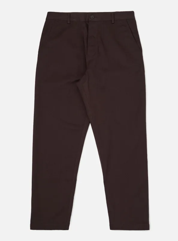 Brown Twill Military Chino made by Universal Works