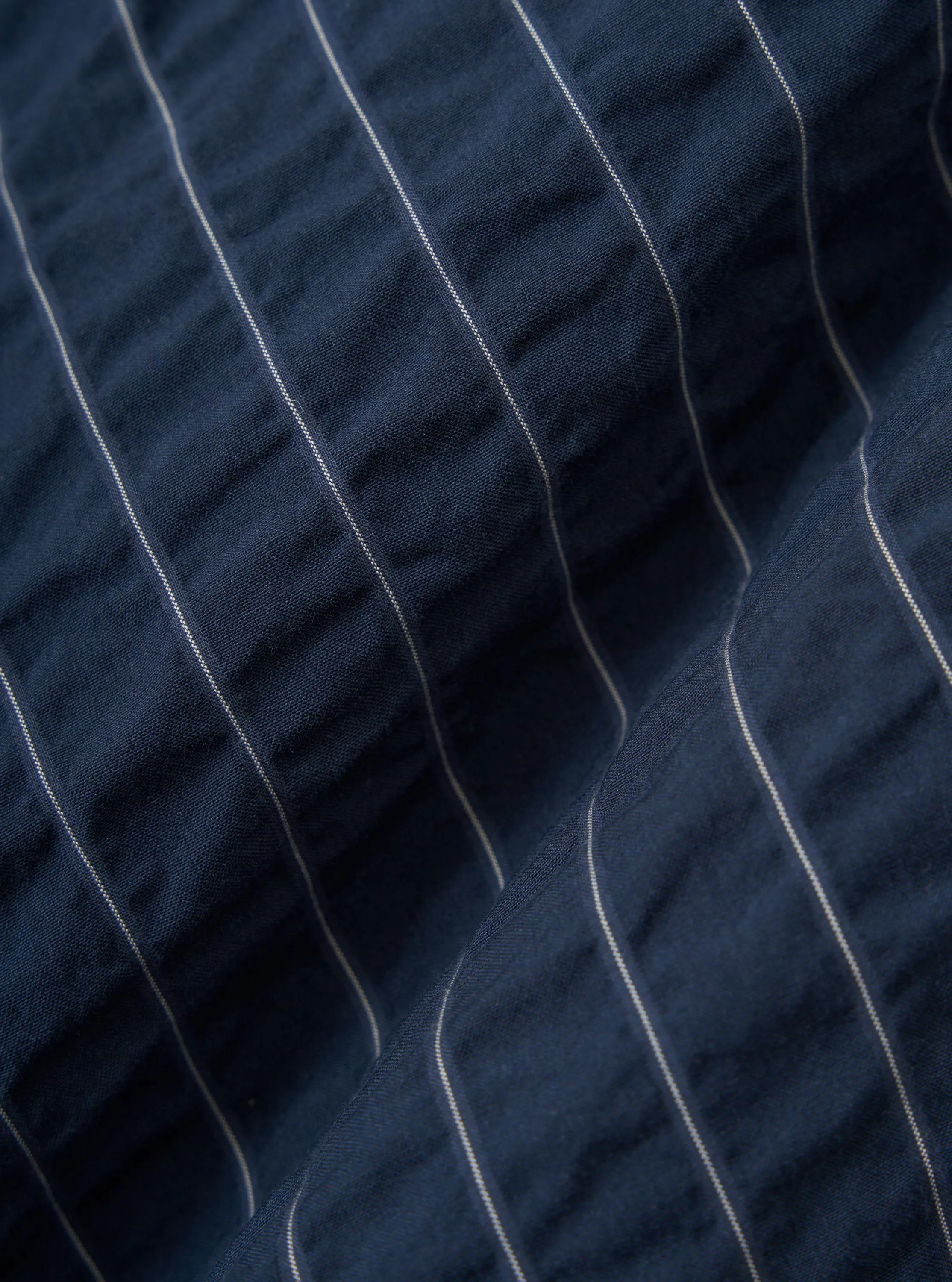 Navy Chester Stripe Two Button Jacket sold by Universal Works product image thumbnail 4