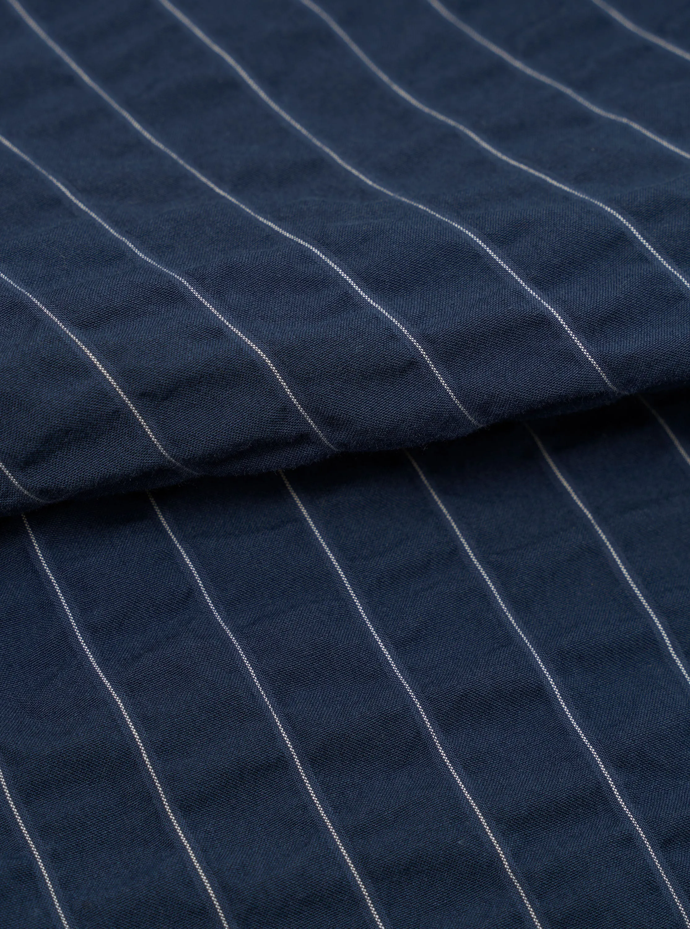Navy Chester Stripe Oxford Pant sold by Universal Works product image thumbnail 5