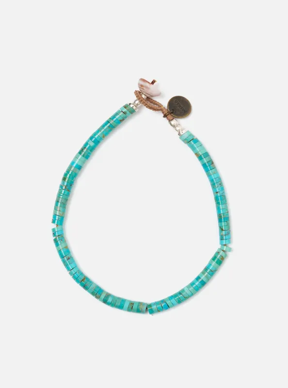 Mikia Turquoise Heishi Beads Bracelet made by Universal Works