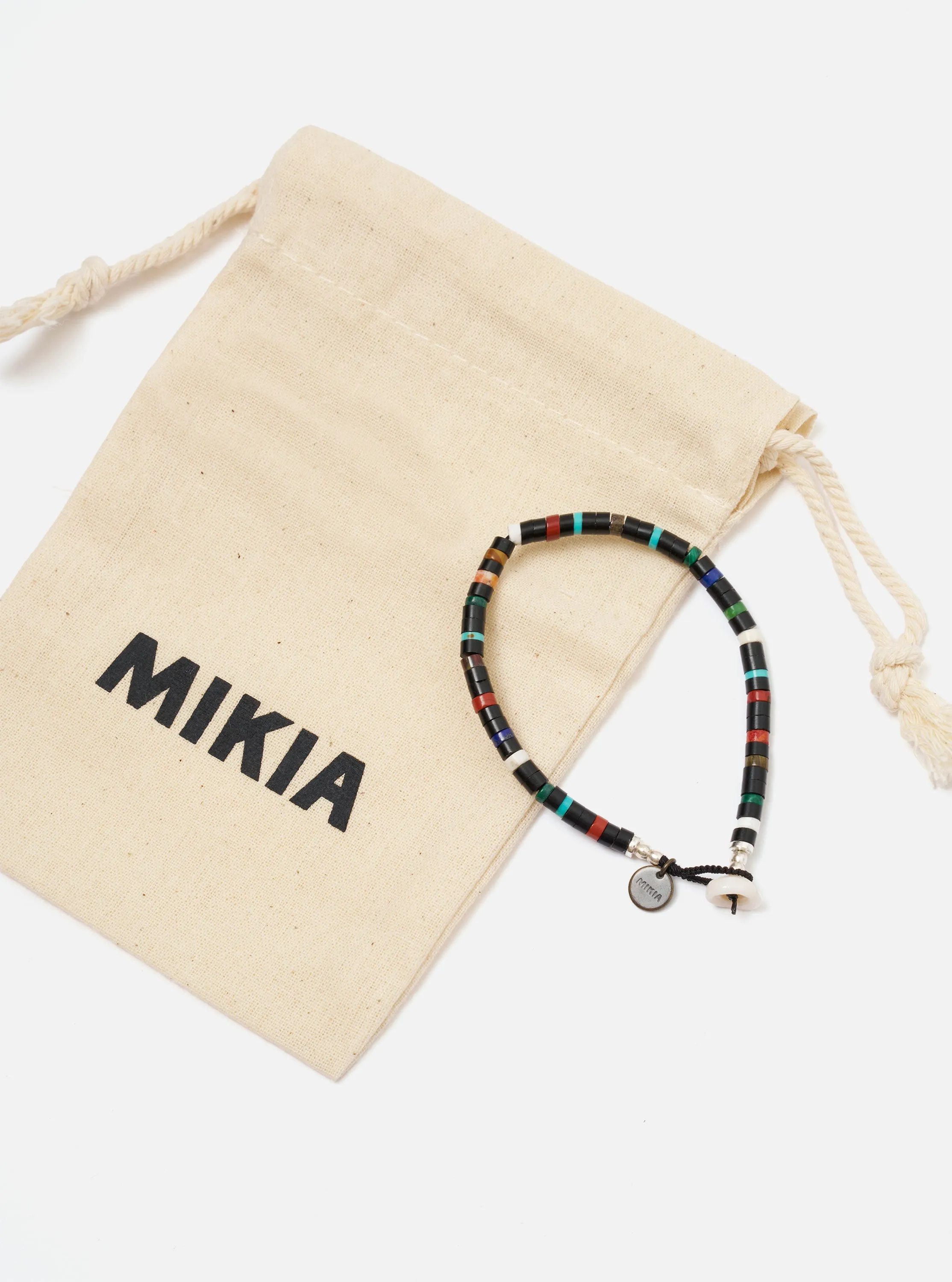Mikia Jet Multi Heishi Beads Bracelet sold by Universal Works product image thumbnail 3