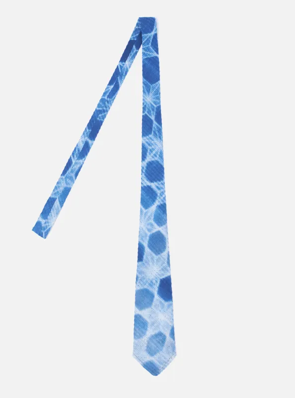 Indigo Needle Tie N Dye Tie made by Universal Works