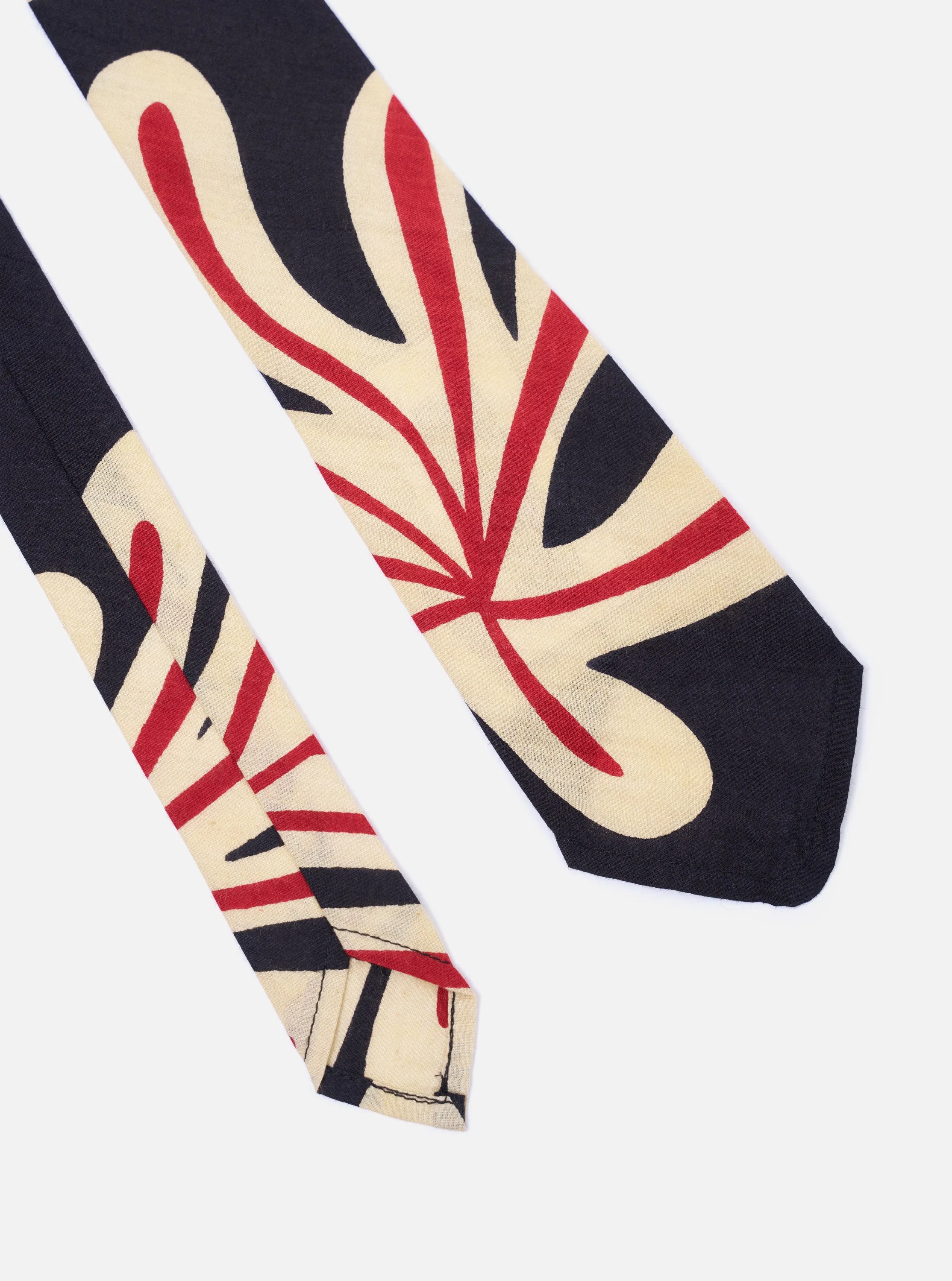 Black Baja Print Tie sold by Universal Works product image thumbnail 3