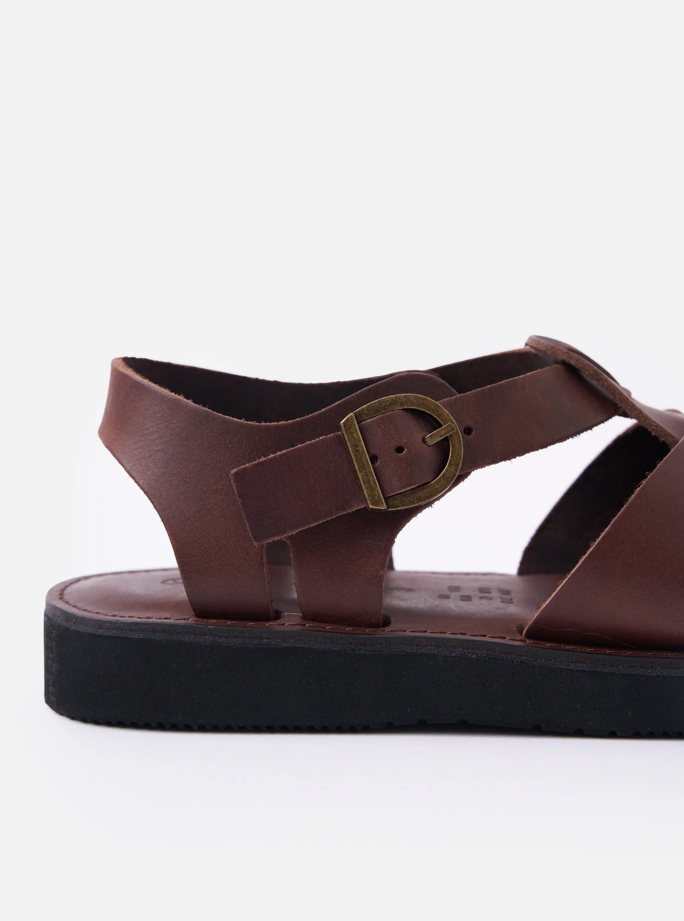 Organic Handloom Dark Brown Leather Gurkha sold by Universal Works product image thumbnail 3