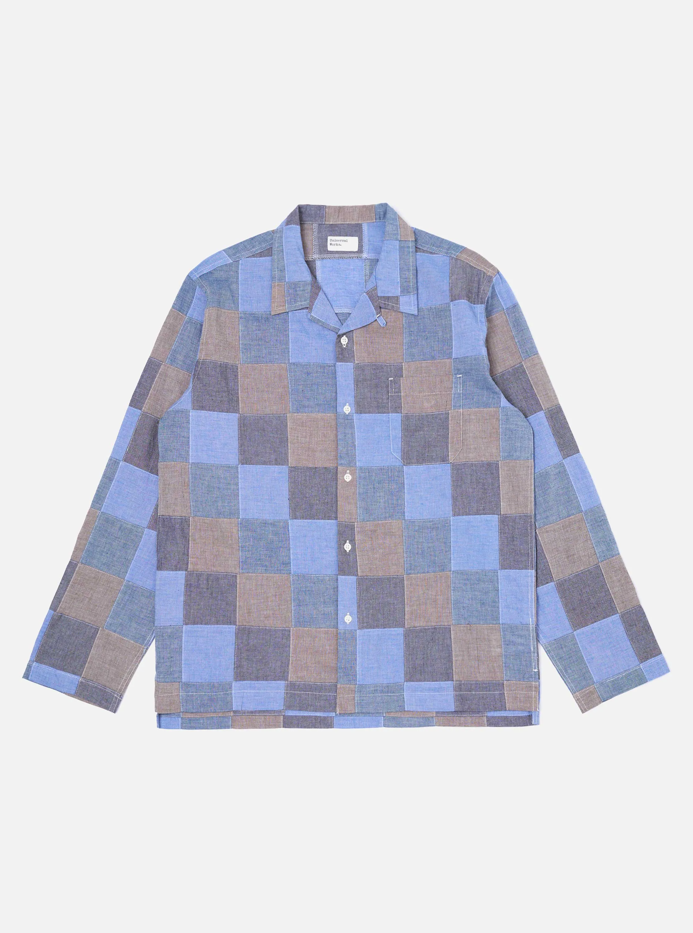 Indigo Patchwork Chambray Pyjama Set sold by Universal Works product image thumbnail 3