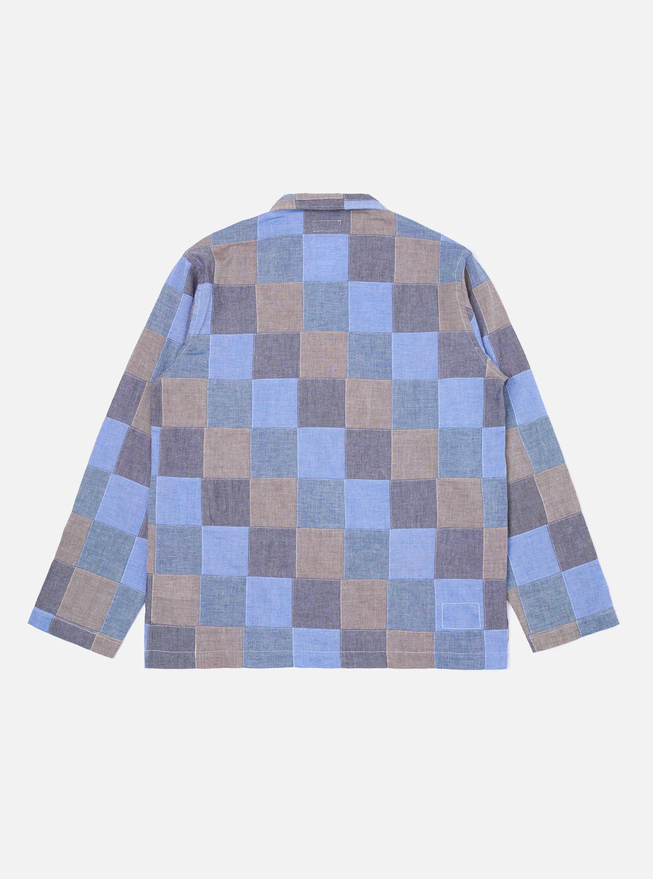 Indigo Patchwork Chambray Pyjama Set sold by Universal Works product image thumbnail 5