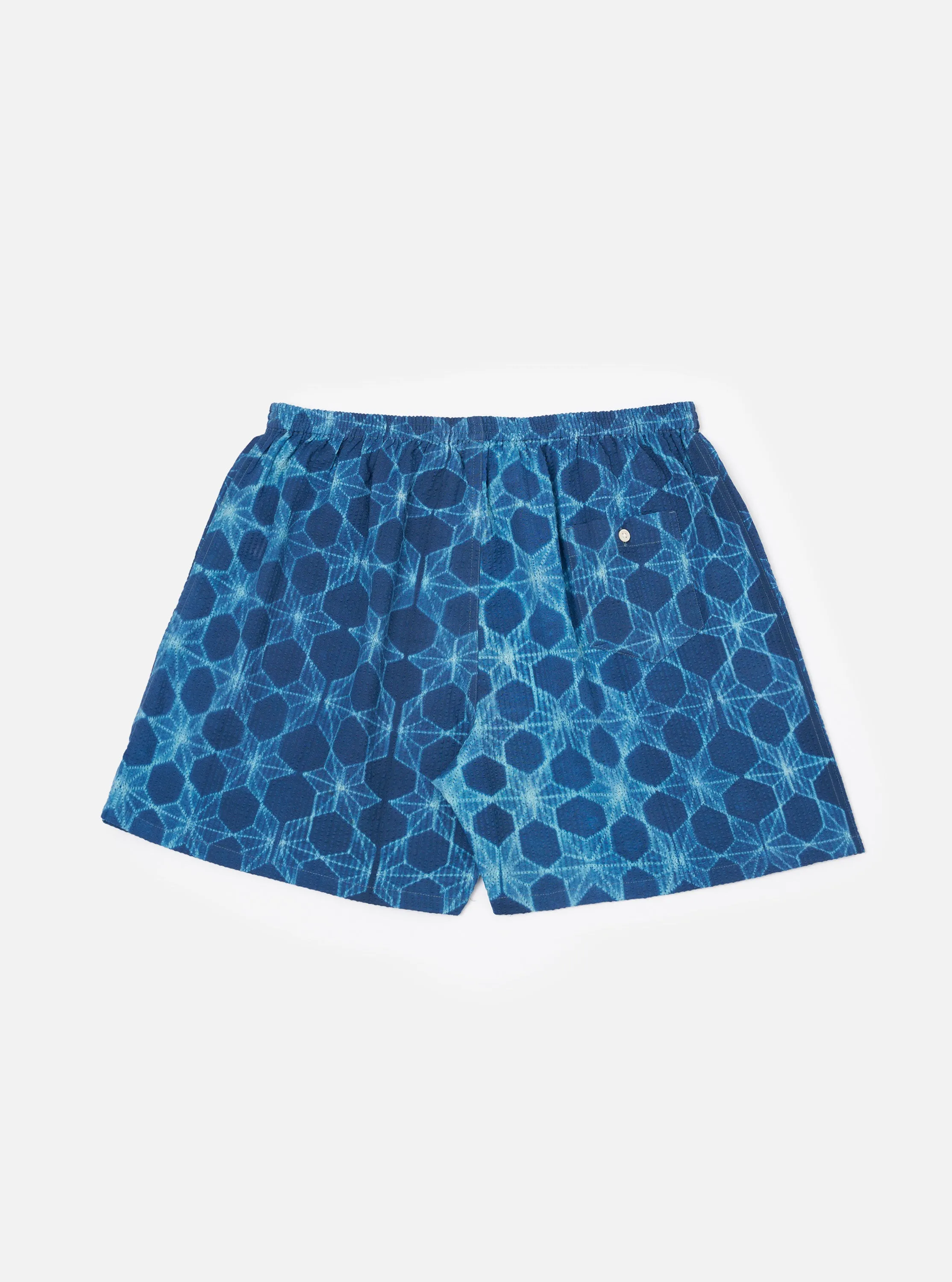 Indigo Needle Tie N Dye Boxer Short sold by Universal Works product image thumbnail 3