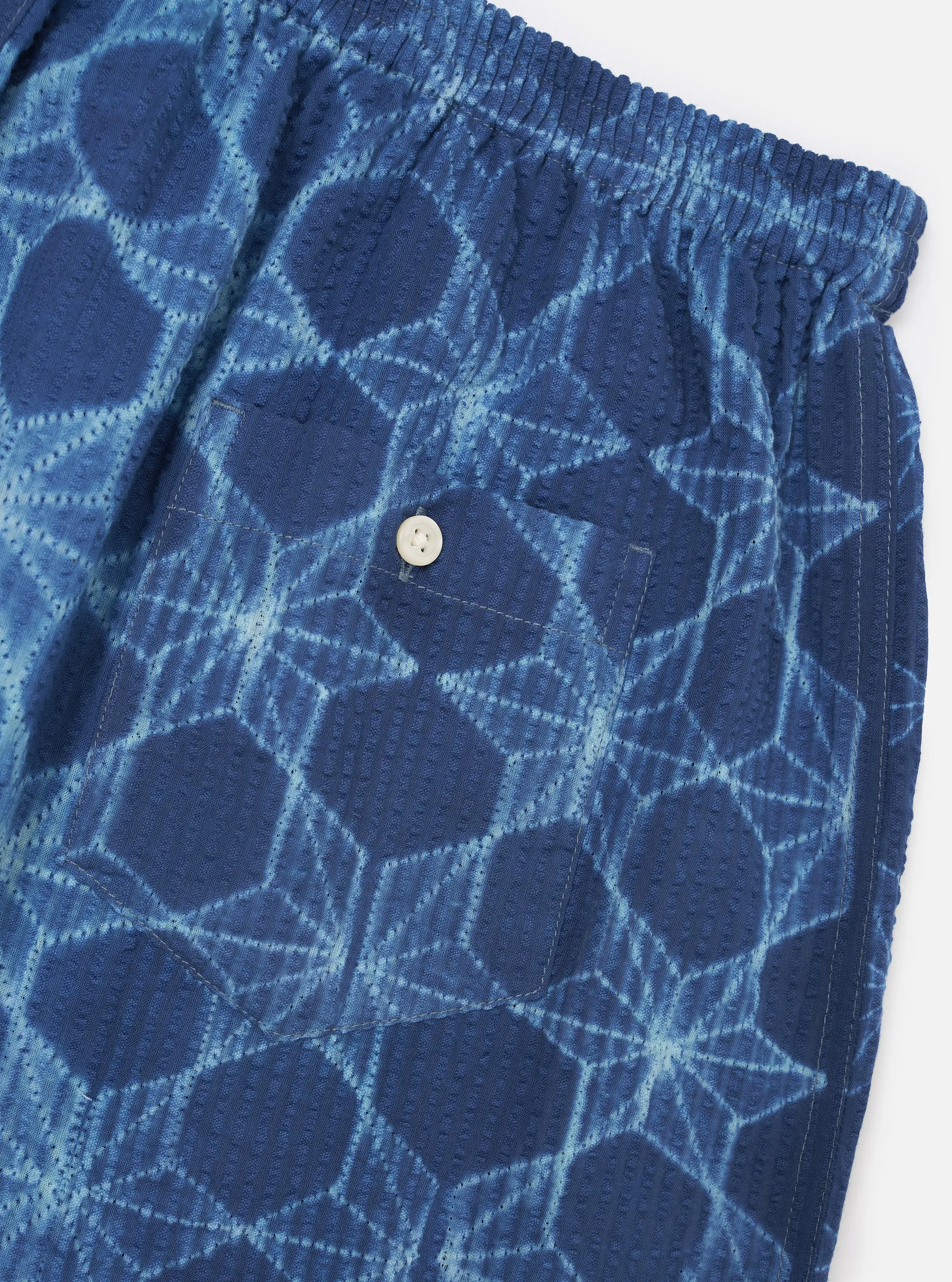 Indigo Needle Tie N Dye Boxer Short sold by Universal Works product image thumbnail 4