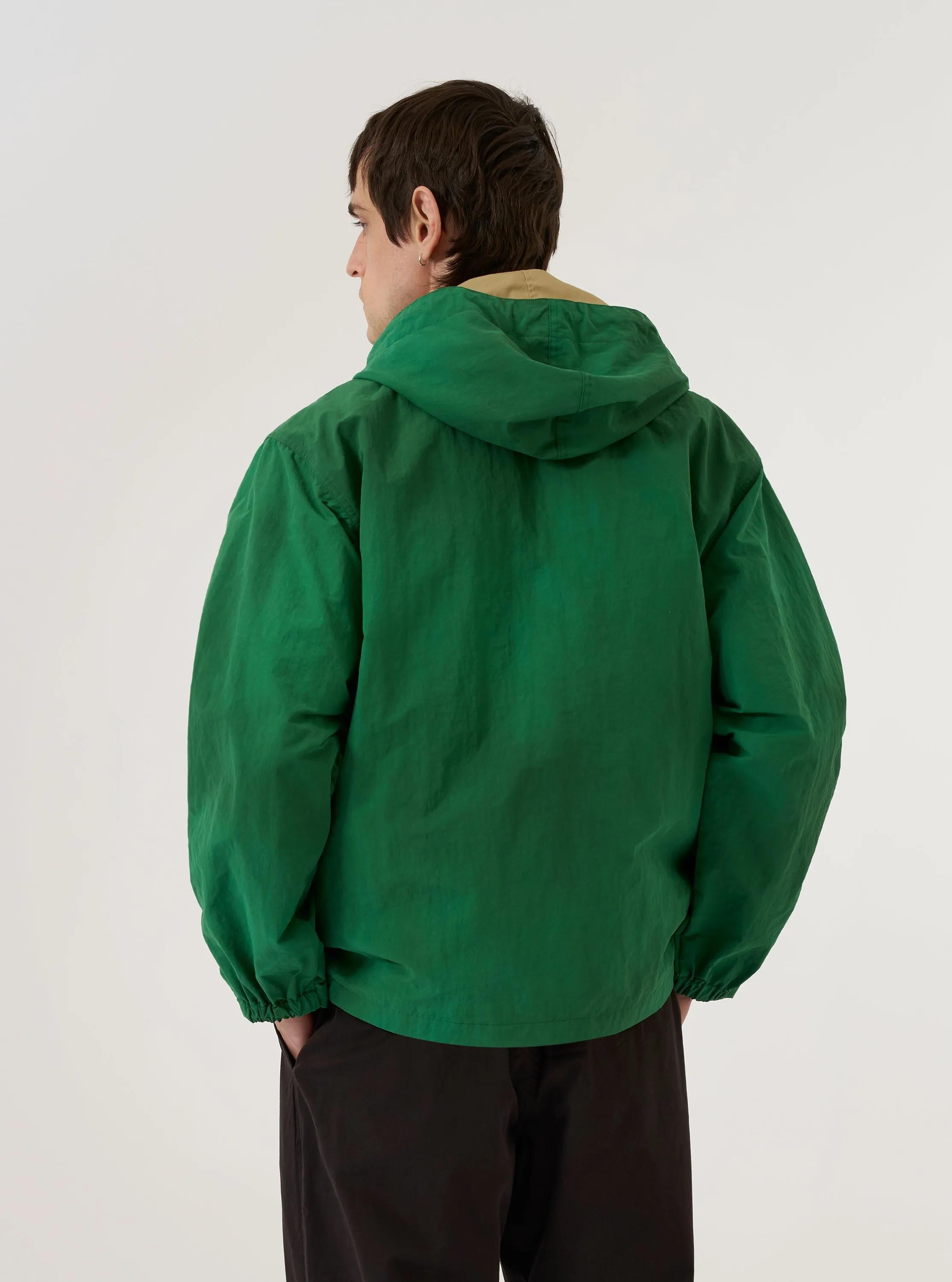 Green Recycled Splash Nylon Longsands Jacket sold by Universal Works product image thumbnail 3