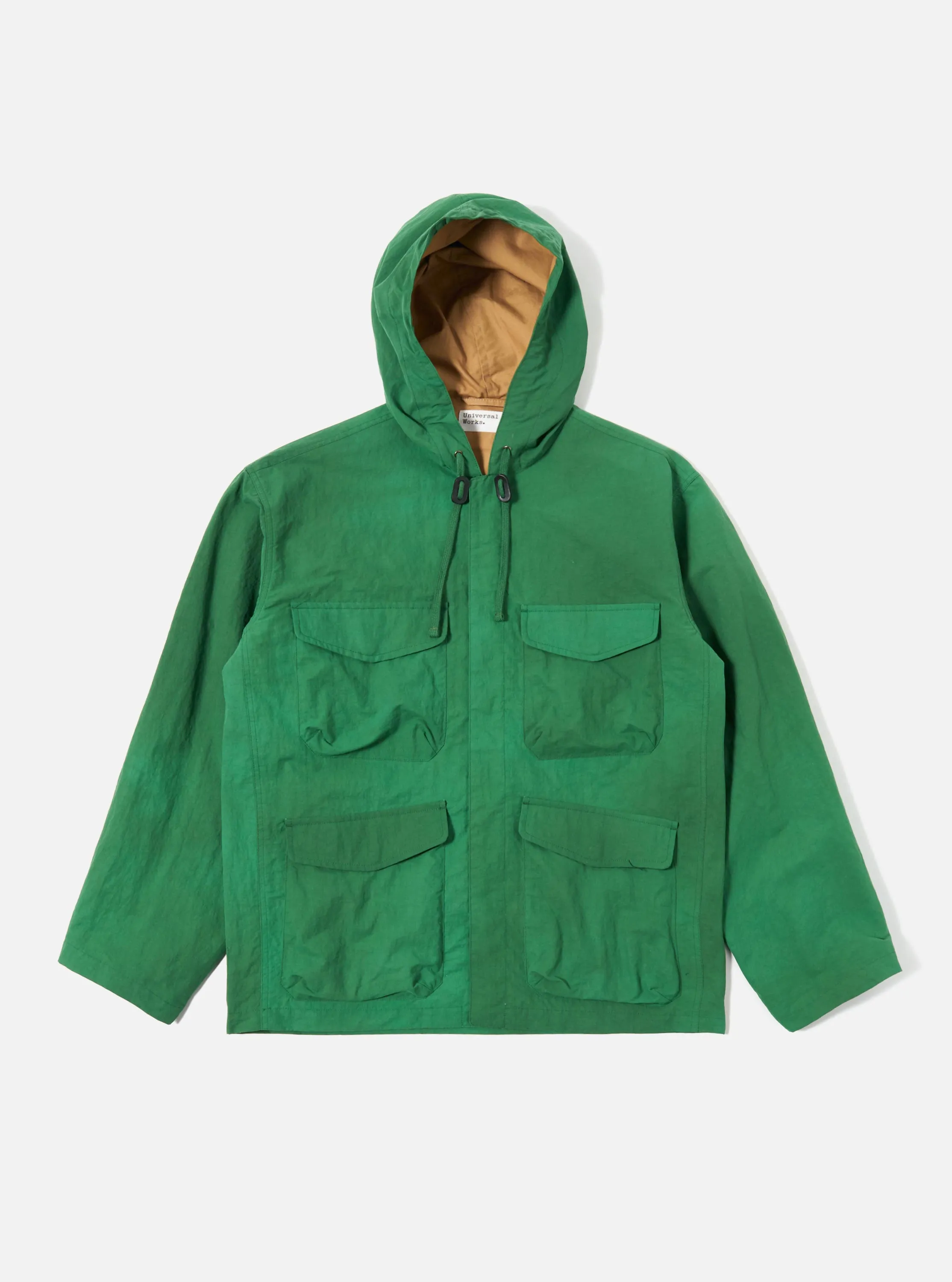 Green Recycled Splash Nylon Longsands Jacket sold by Universal Works