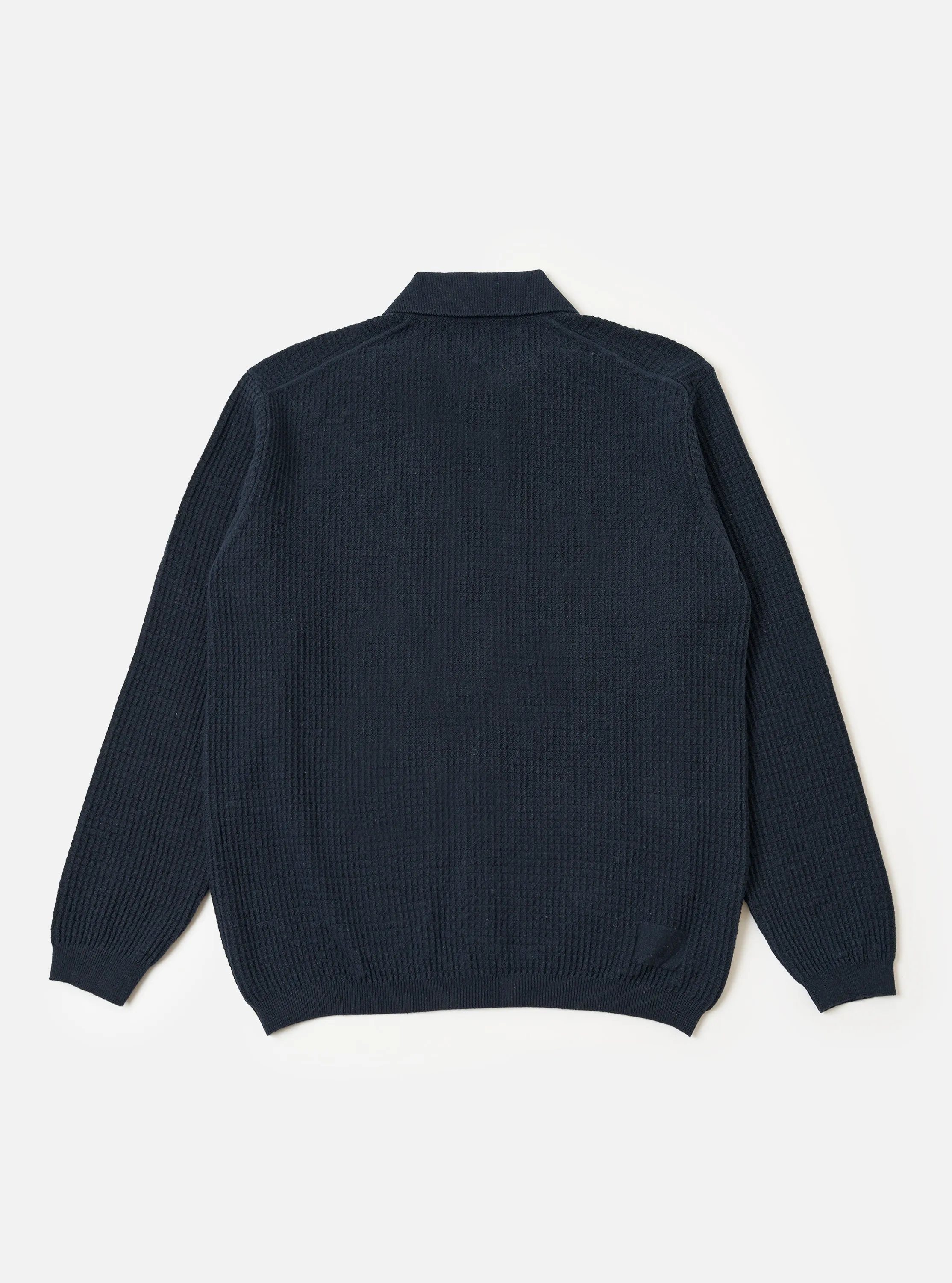 Navy Eco Cotton Knit Jacket sold by Universal Works product image thumbnail 5