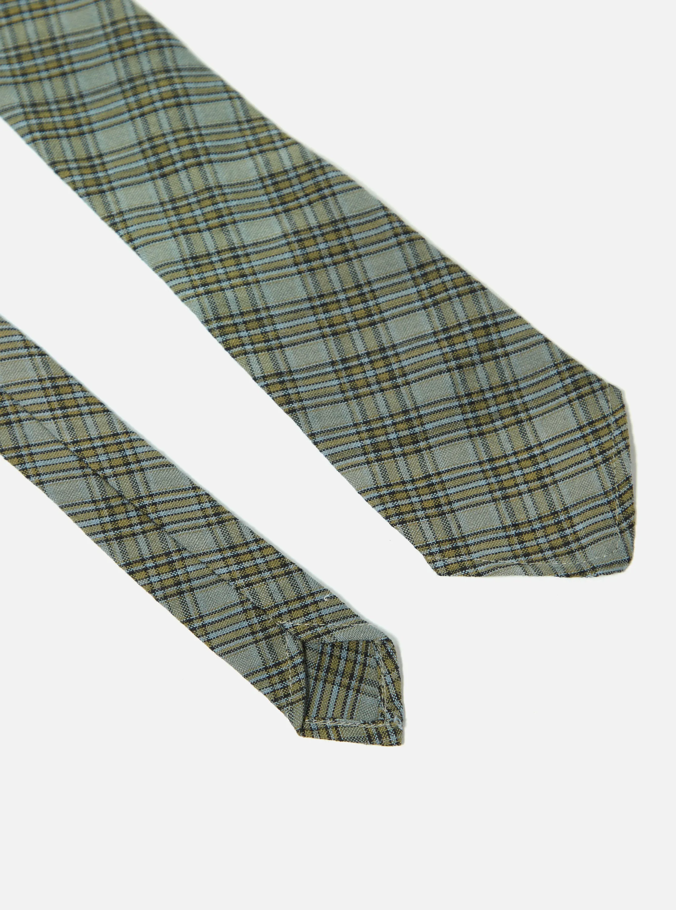 Green Picnic Plaid Tie sold by Universal Works product image thumbnail 3