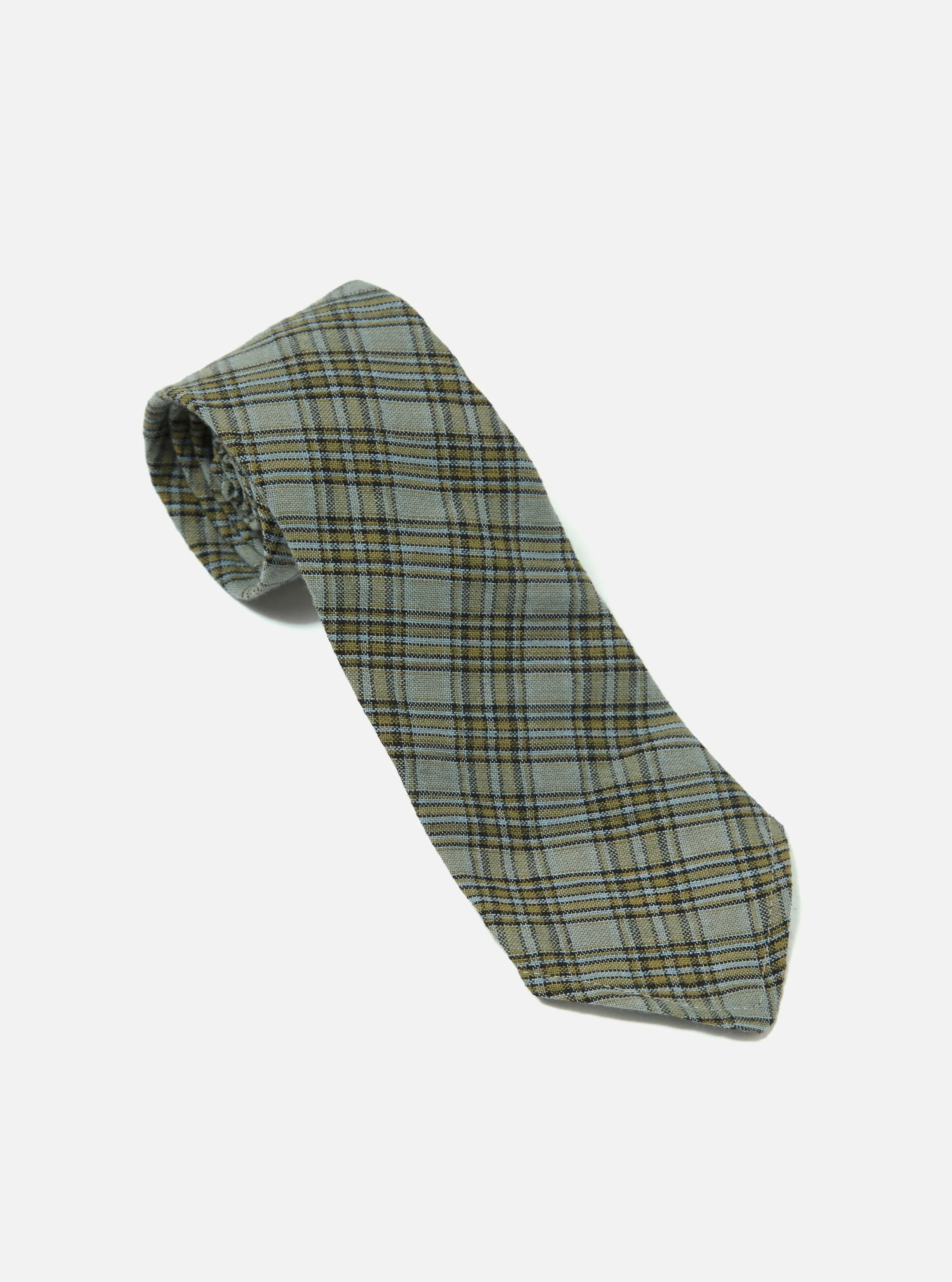 Green Picnic Plaid Tie sold by Universal Works product image thumbnail 2