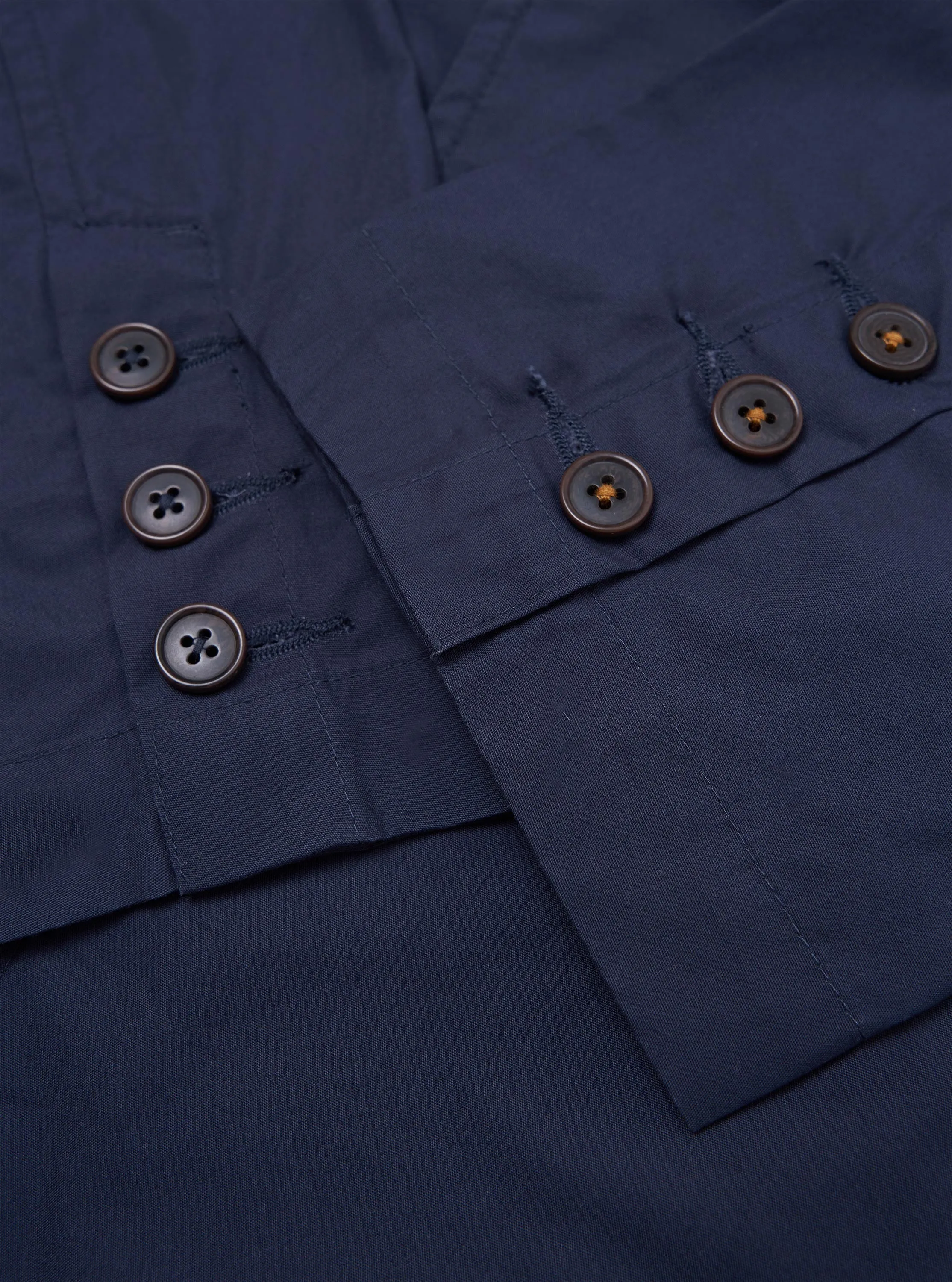 Navy Peached Poplin Manor Jacket sold by Universal Works product image thumbnail 4