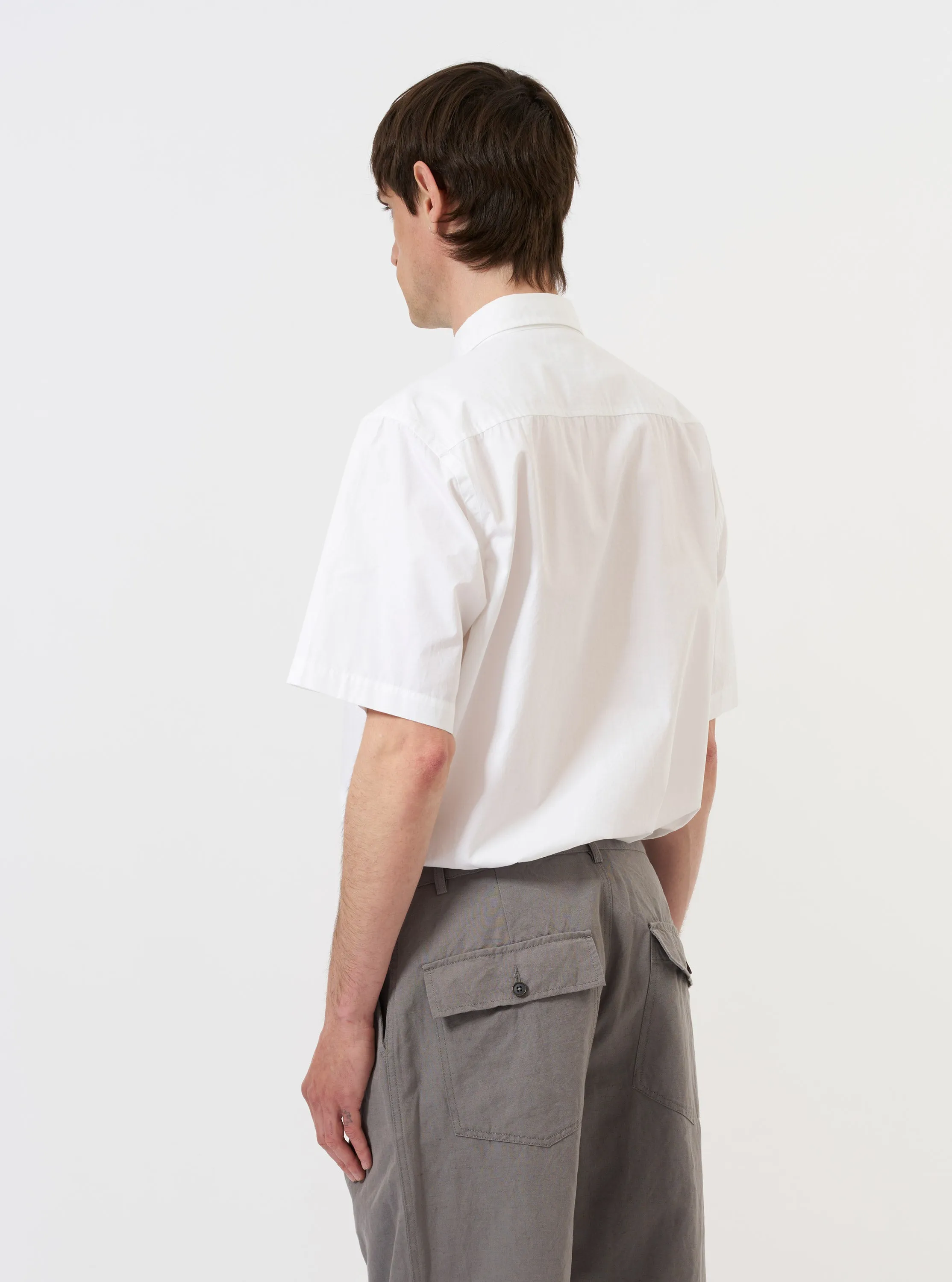 White Poplin Frill Shirt sold by Universal Works product image thumbnail 3