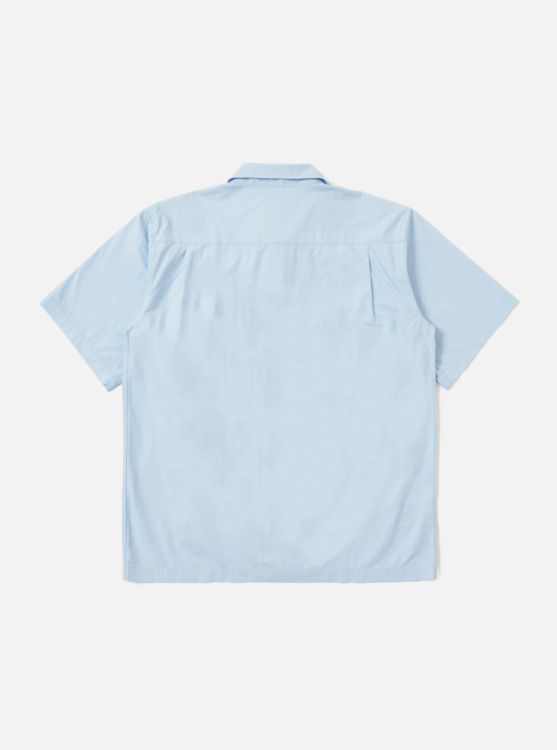 Sky Blue Paper Touch Cotton S/S Fatigue Shirt sold by Universal Works product image thumbnail 5
