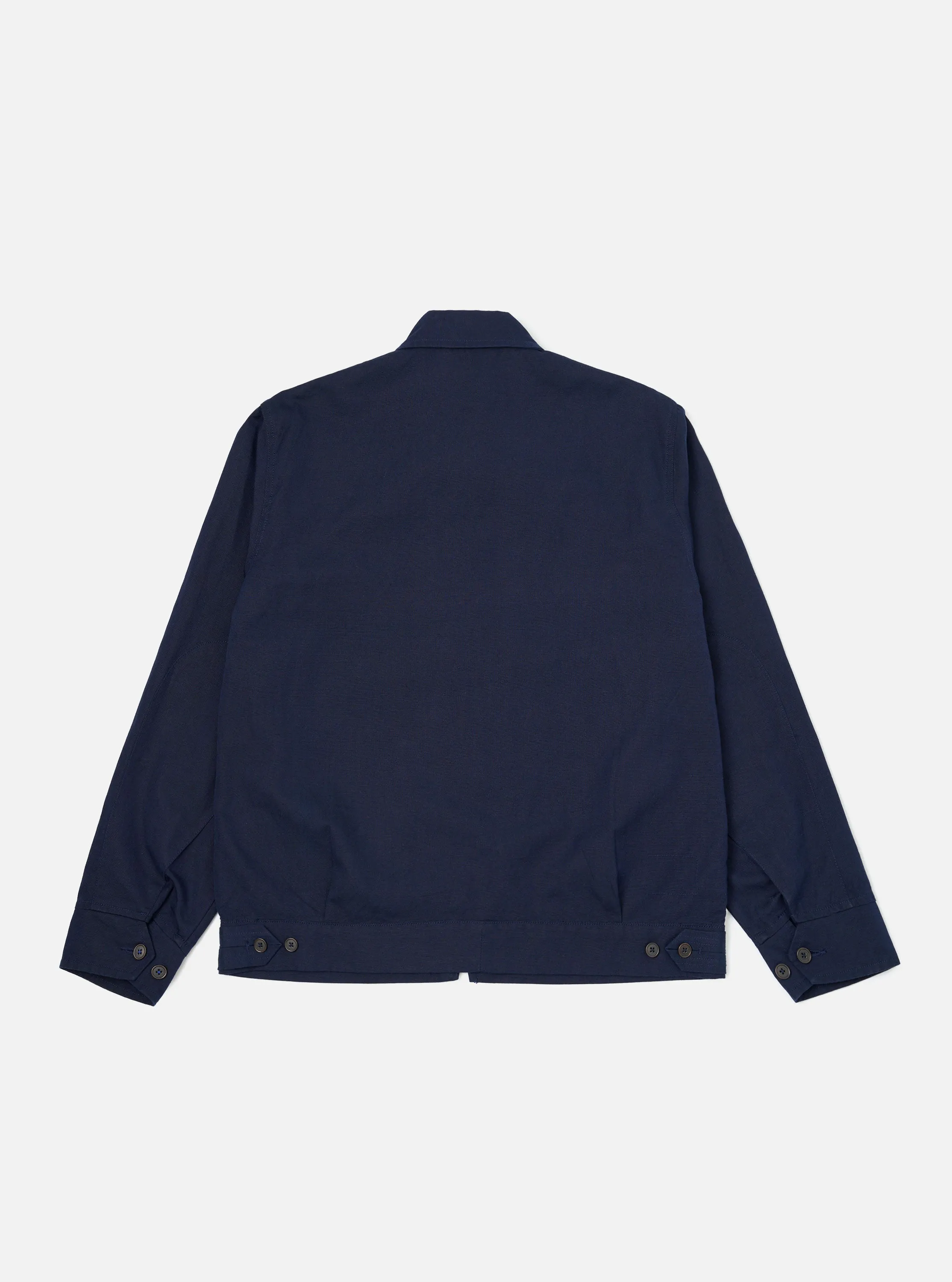 Navy Linen Slub Weave E130 Jacket sold by Universal Works product image thumbnail 5
