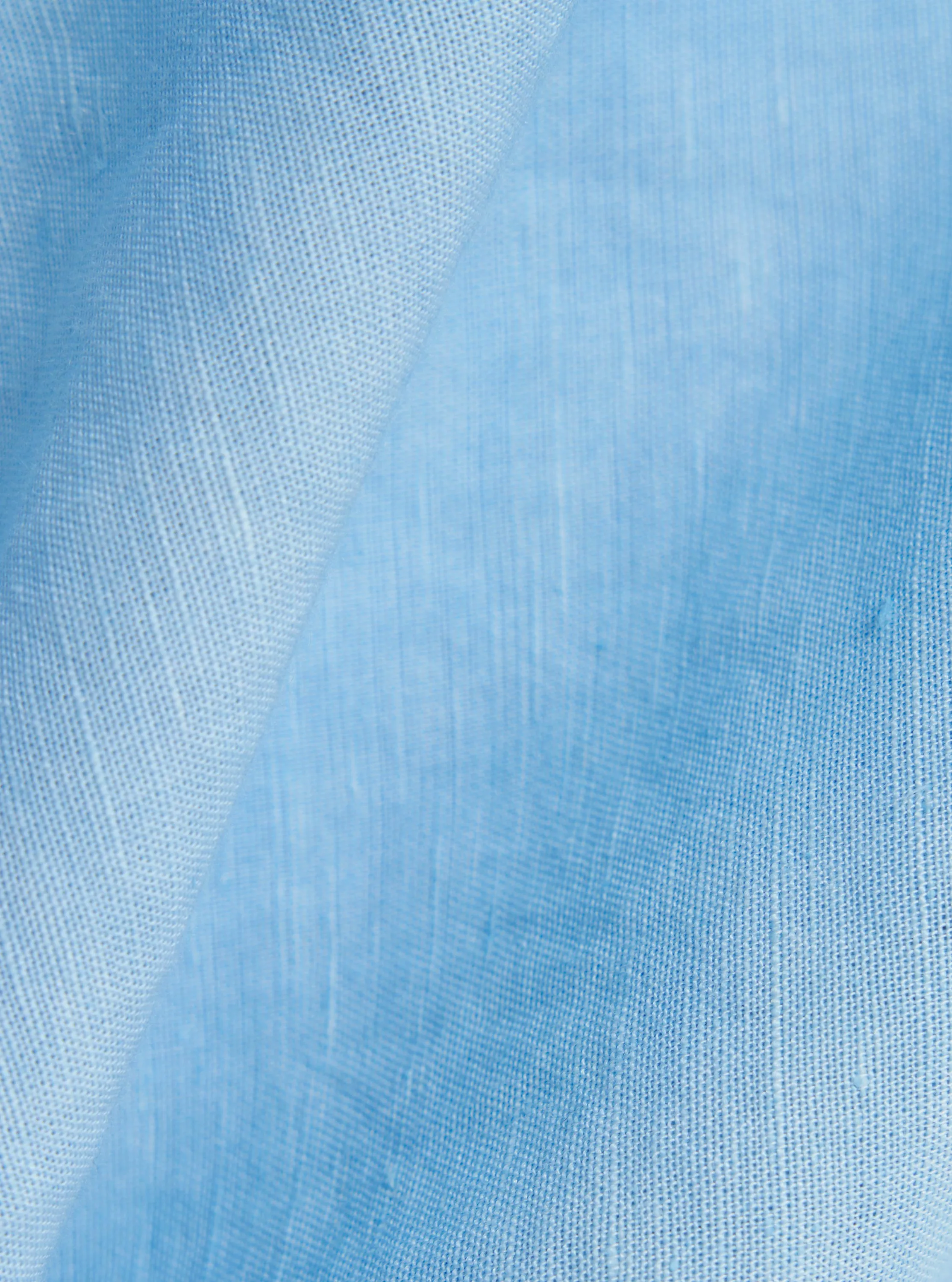 Pale Blue Linen Cotton Shirting Bakers Overshirt sold by Universal Works product image thumbnail 2