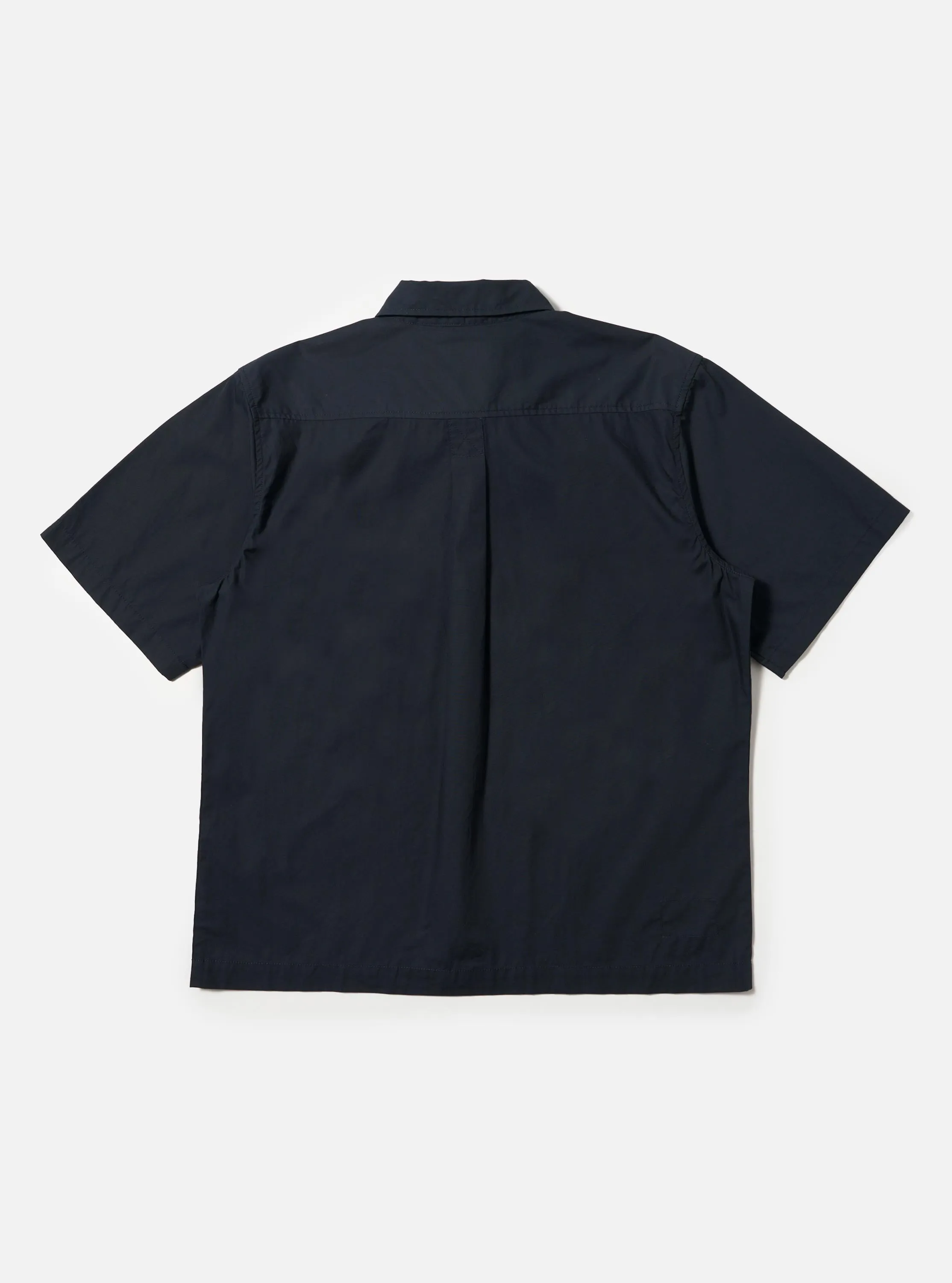 Navy Broadcloth Ewan Shirt sold by Universal Works product image thumbnail 5