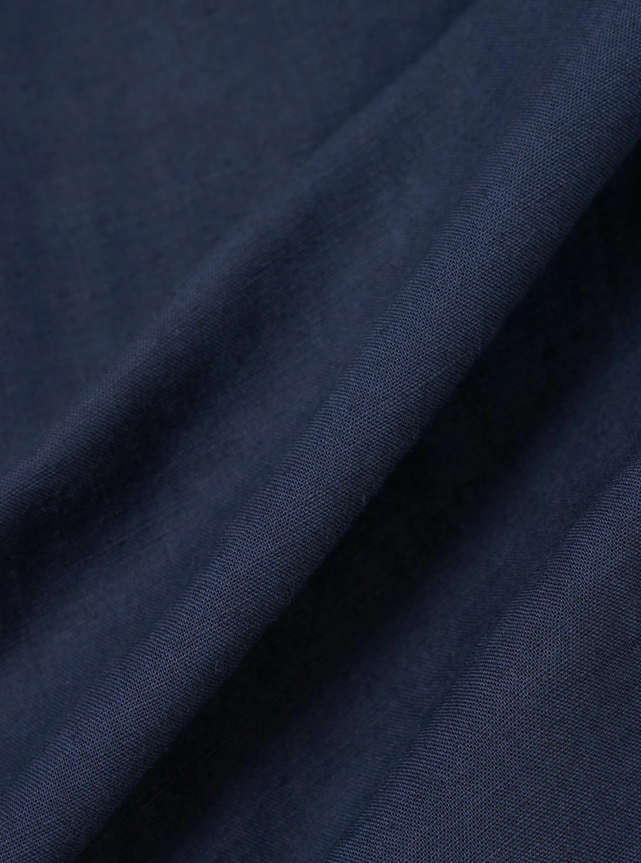 Navy Linen Cotton Shirting Parachute Shirt sold by Universal Works product image thumbnail 2