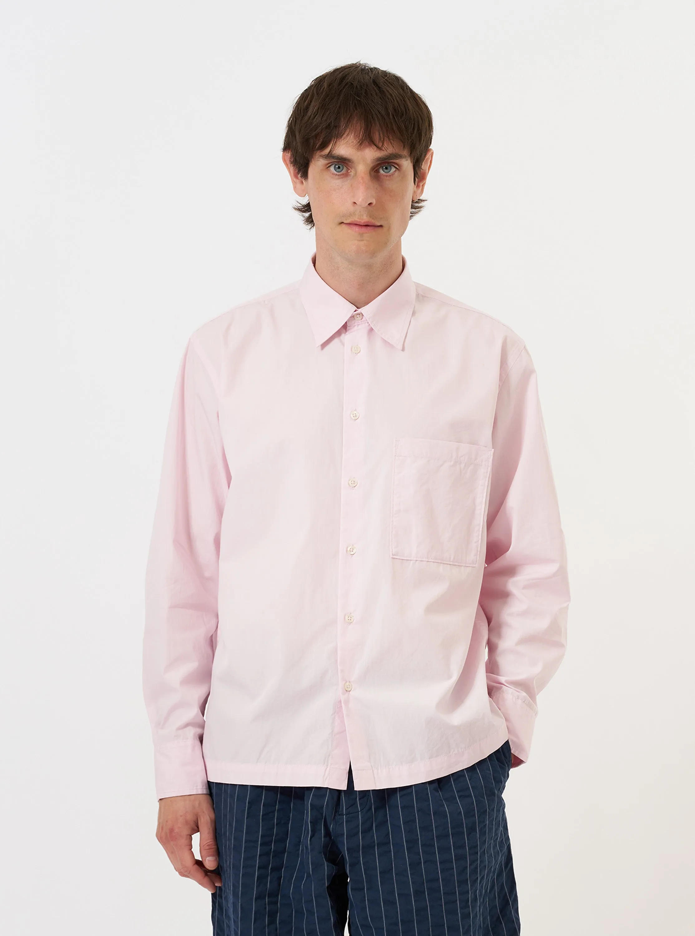 Pale Pink Broadcloth Lucky Shirt sold by Universal Works product image thumbnail 2