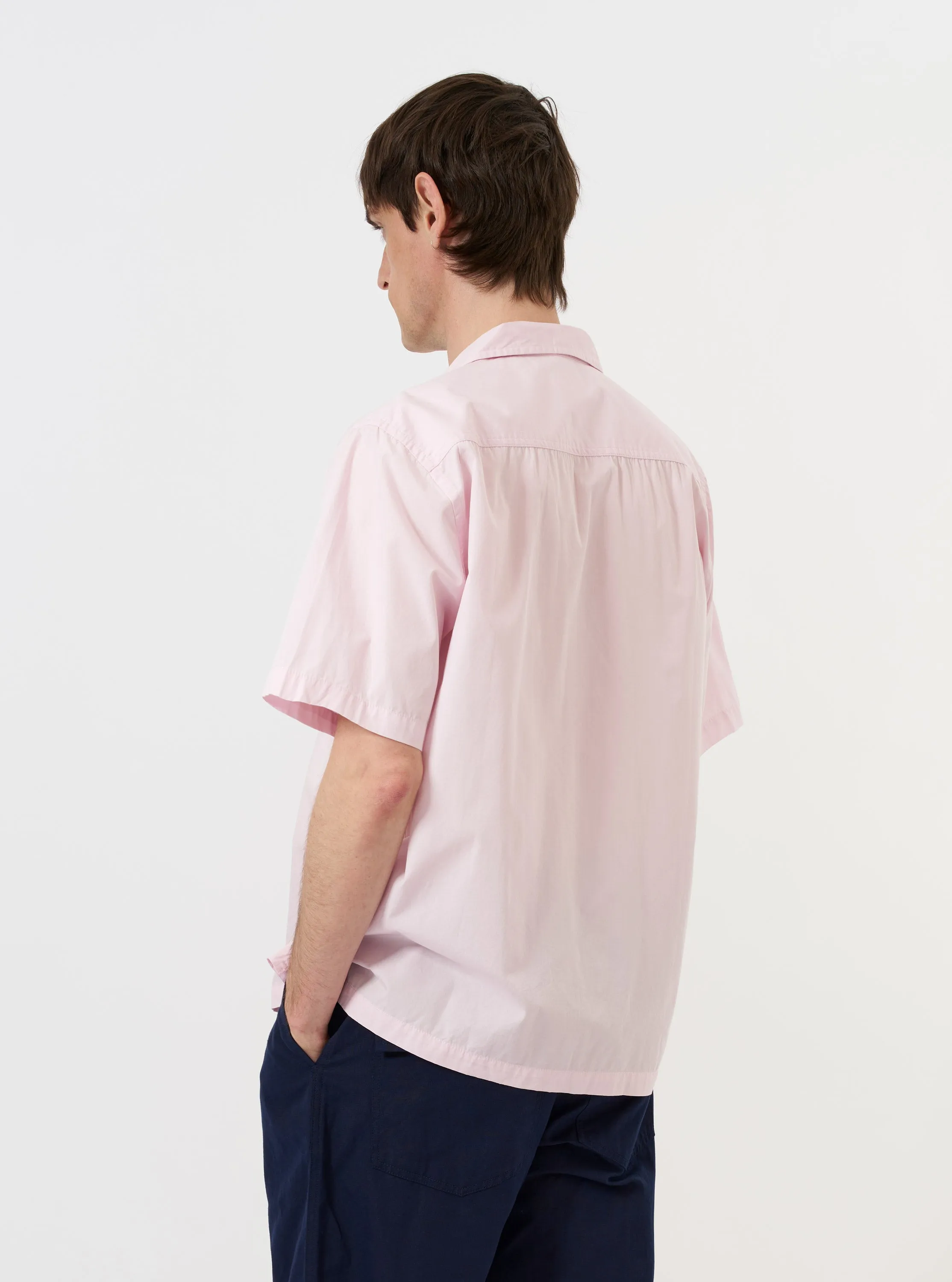 Pale Pink Broadcloth Camp Shirt sold by Universal Works product image thumbnail 3