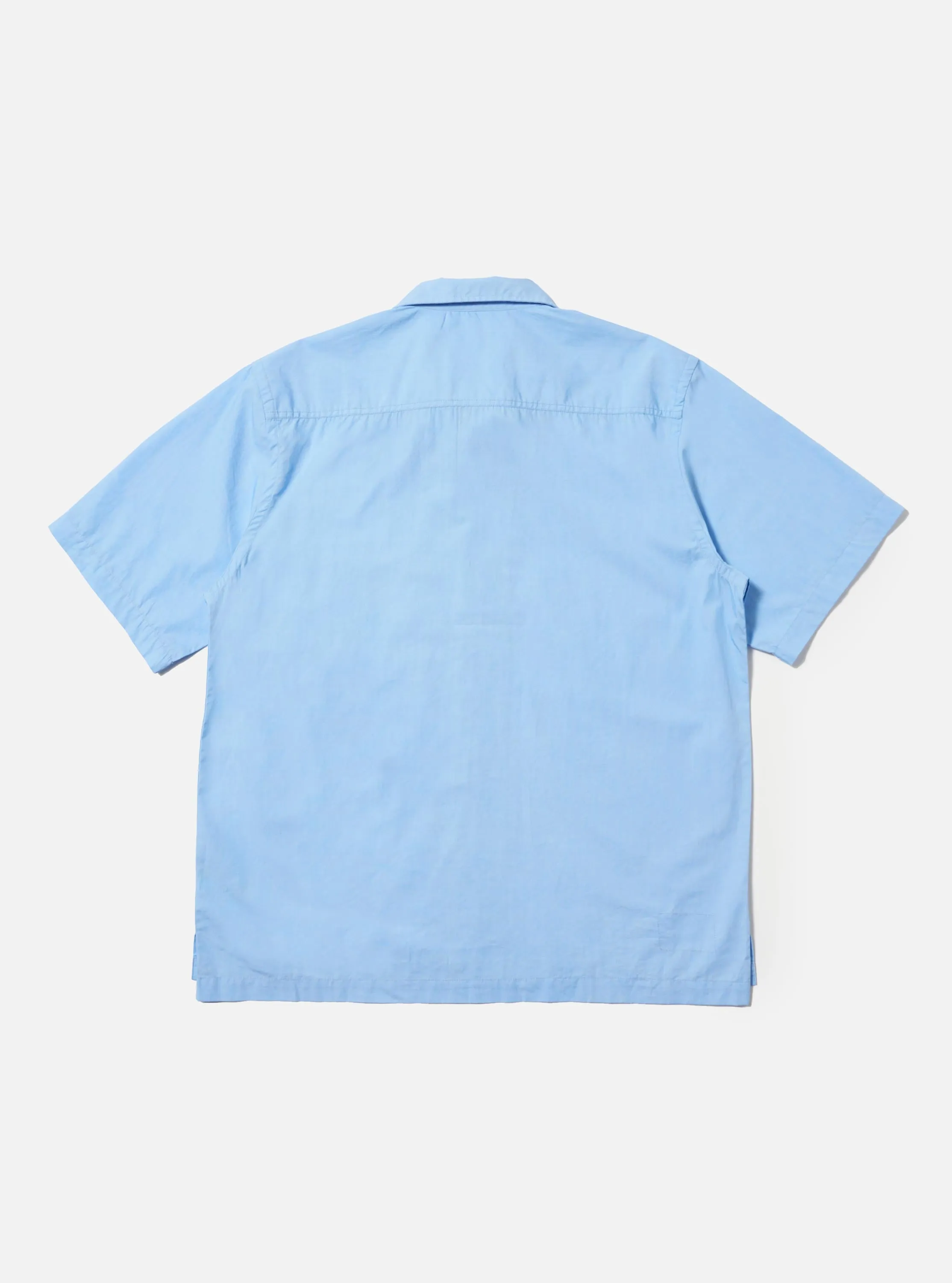 Pale Blue Broadcloth Camp Shirt sold by Universal Works product image thumbnail 5