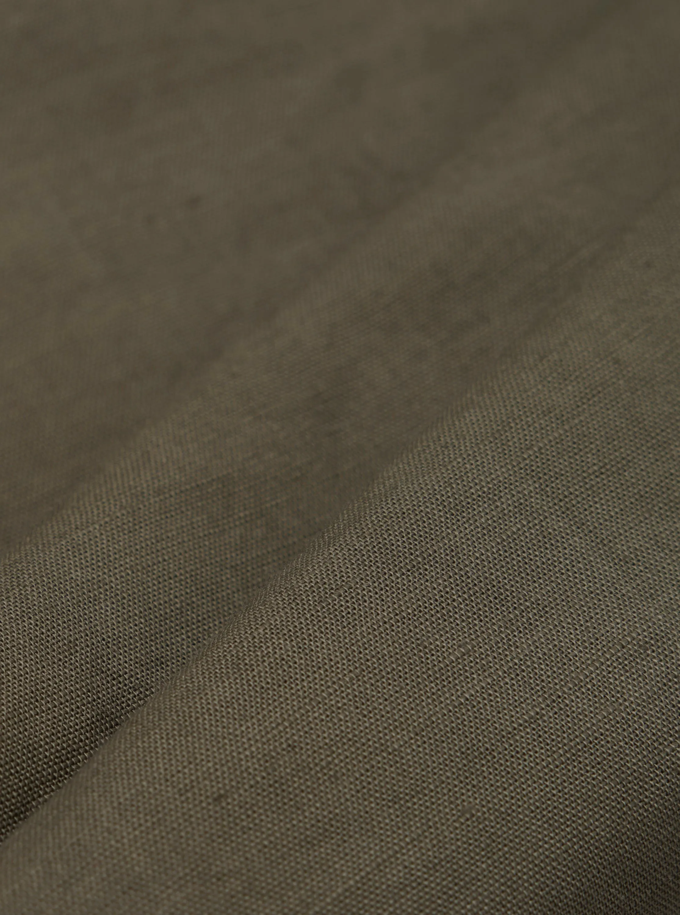 Olive Linen Cotton Shirting Bakers Overshirt sold by Universal Works product image thumbnail 4