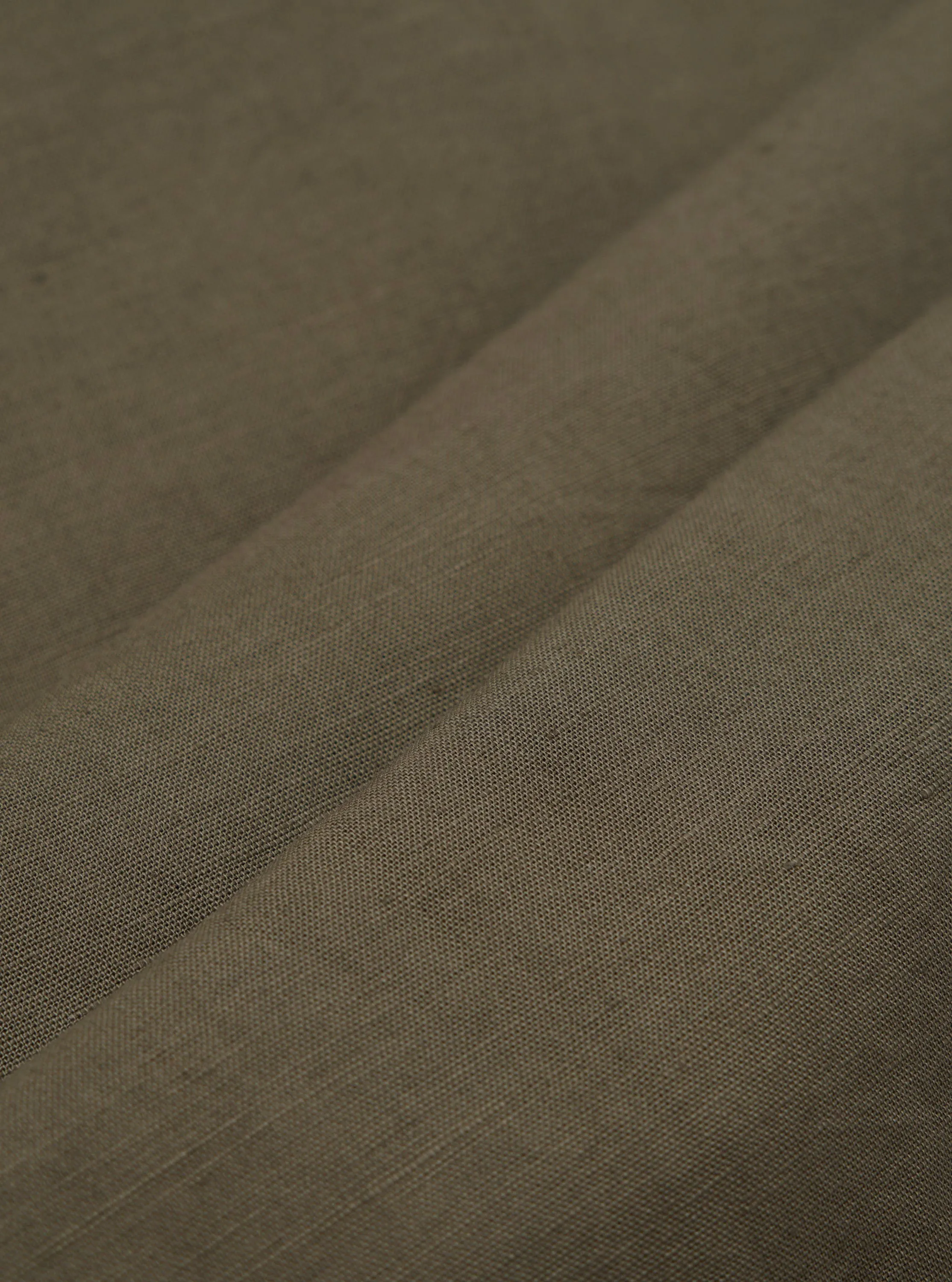 Olive Linen Cotton Shirting Camp Shirt sold by Universal Works product image thumbnail 4