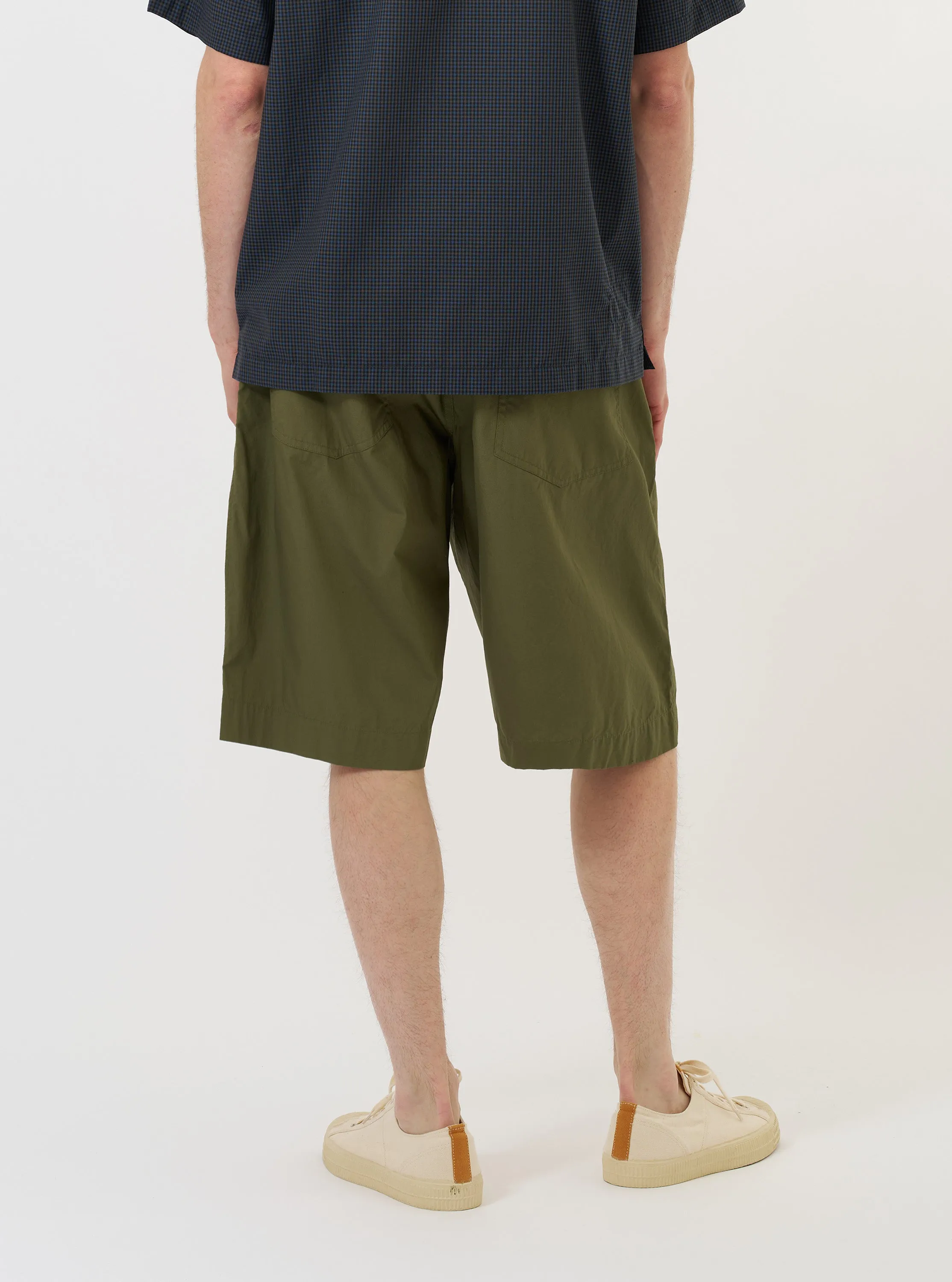 Olive Broadcloth Vacation Short sold by Universal Works product image thumbnail 3