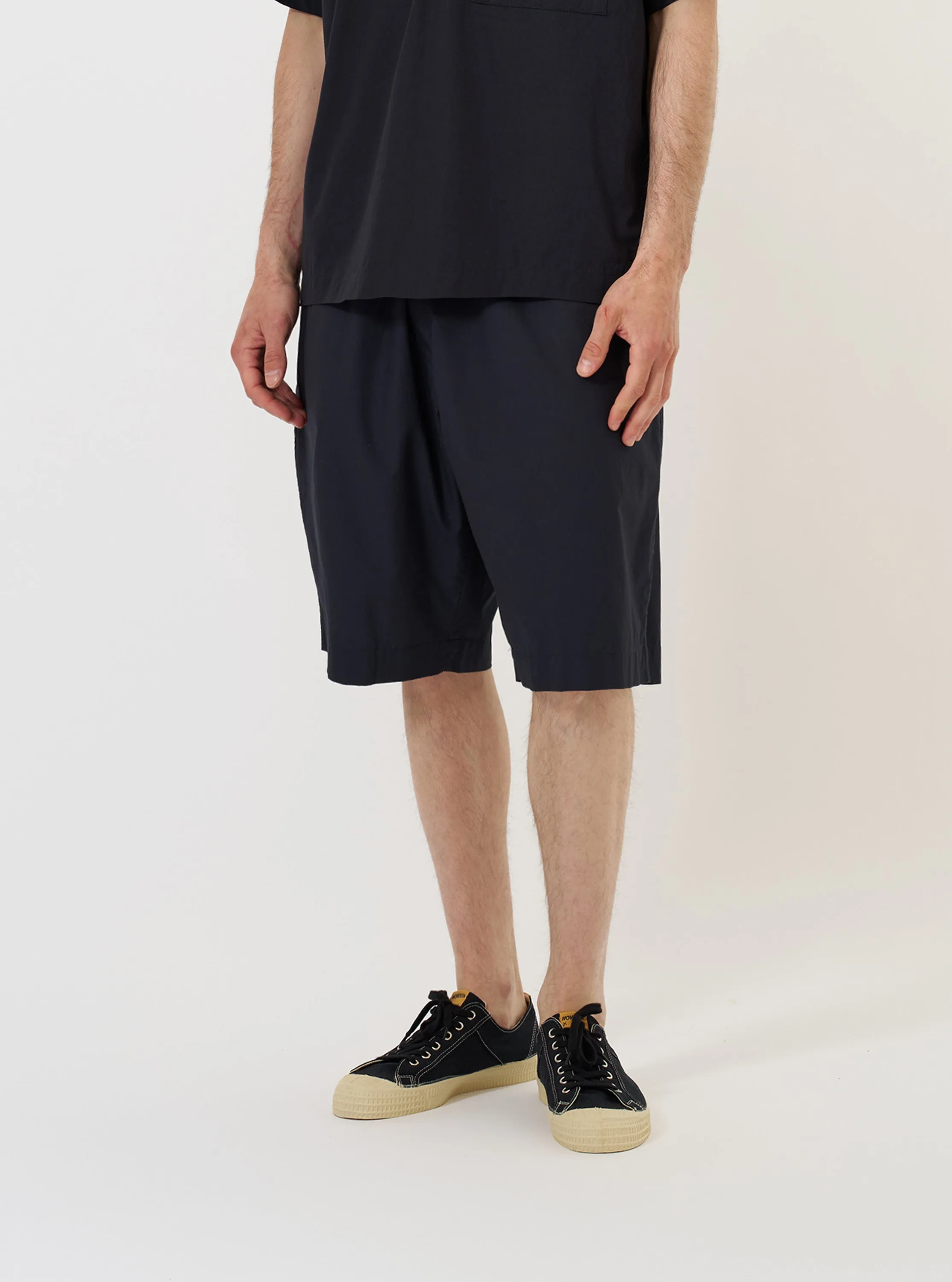 Navy Broadcloth Vacation Short sold by Universal Works product image thumbnail 2
