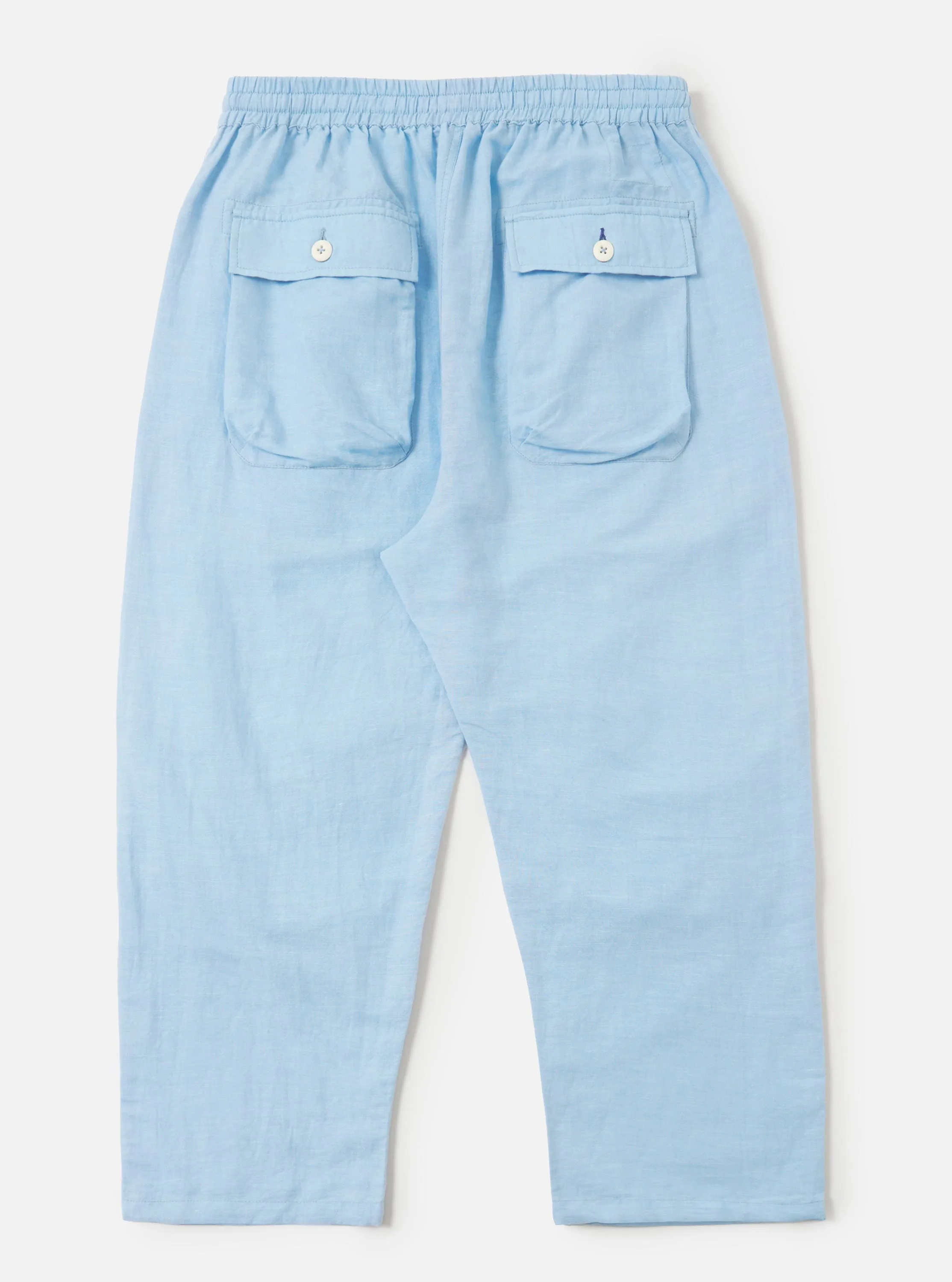 Pale Blue Linen Cotton Shirting Parachute Pant sold by Universal Works product image thumbnail 3
