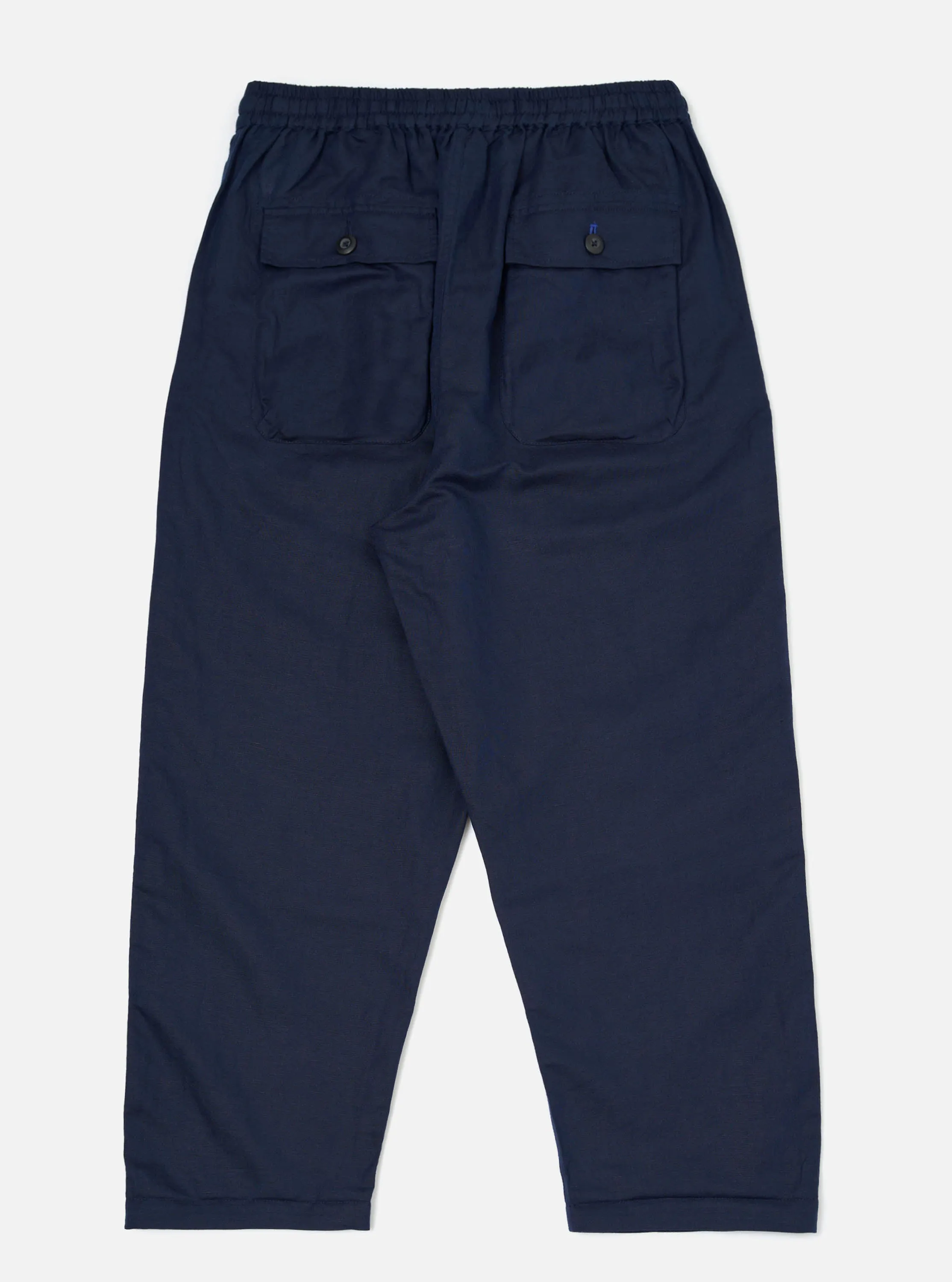 Navy Linen Cotton Shirting Parachute Pant sold by Universal Works product image thumbnail 3