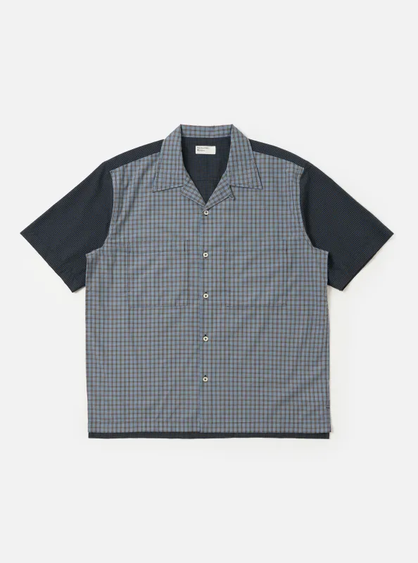 Mixed Check Plaid Camper Shirt made by Universal Works