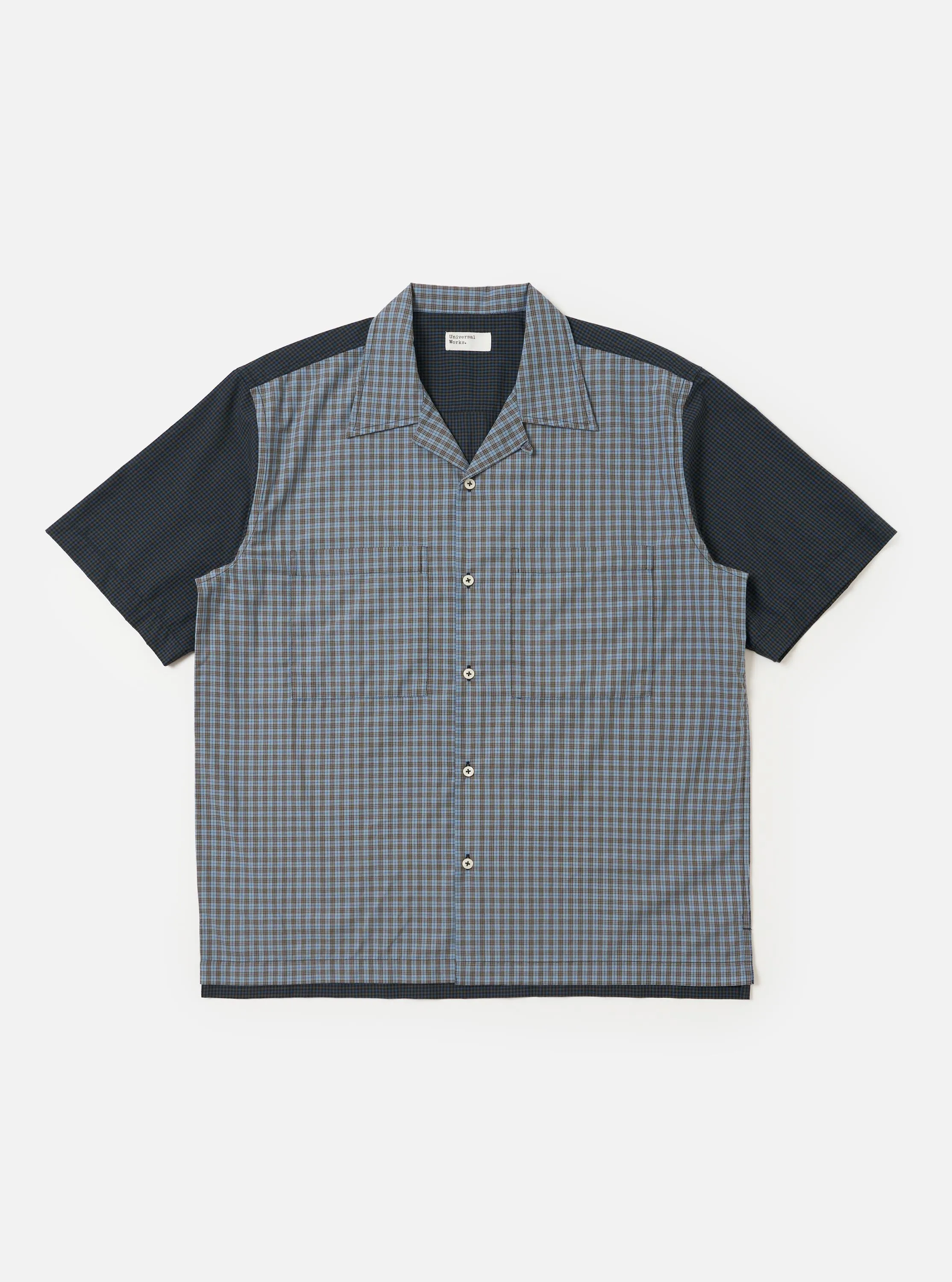 Mixed Check Plaid Camper Shirt sold by Universal Works