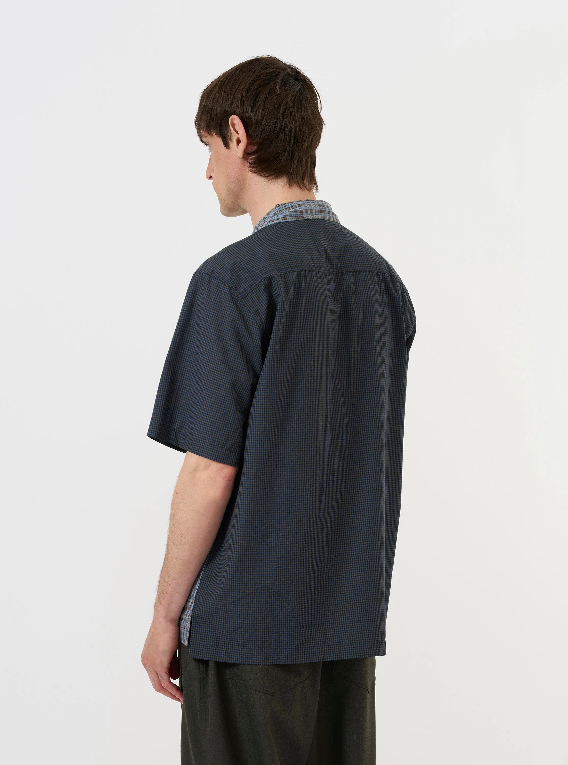 Mixed Check Plaid Camper Shirt sold by Universal Works product image thumbnail 3
