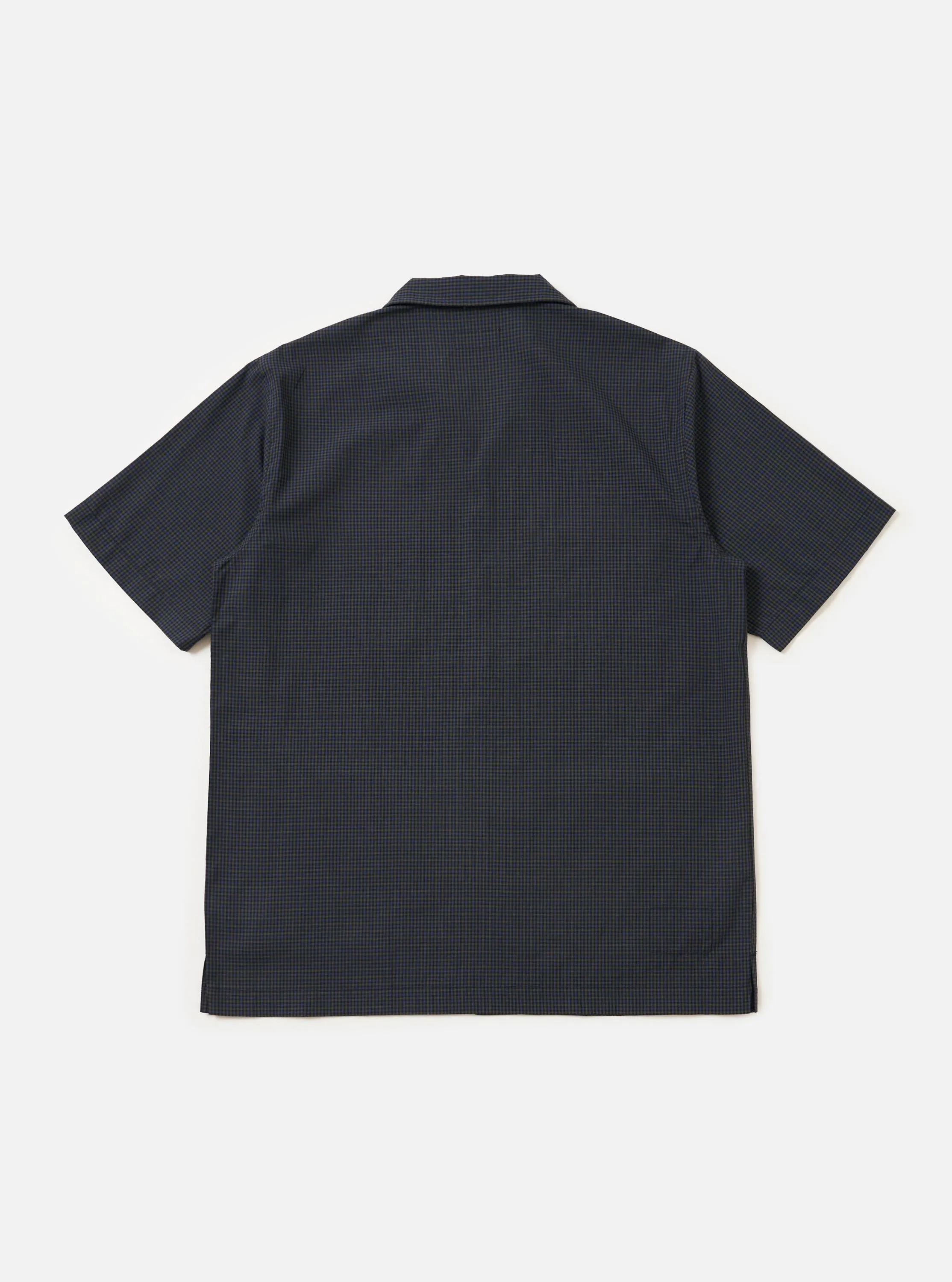 Navy Check Plaid Summer Overshirt sold by Universal Works product image thumbnail 5