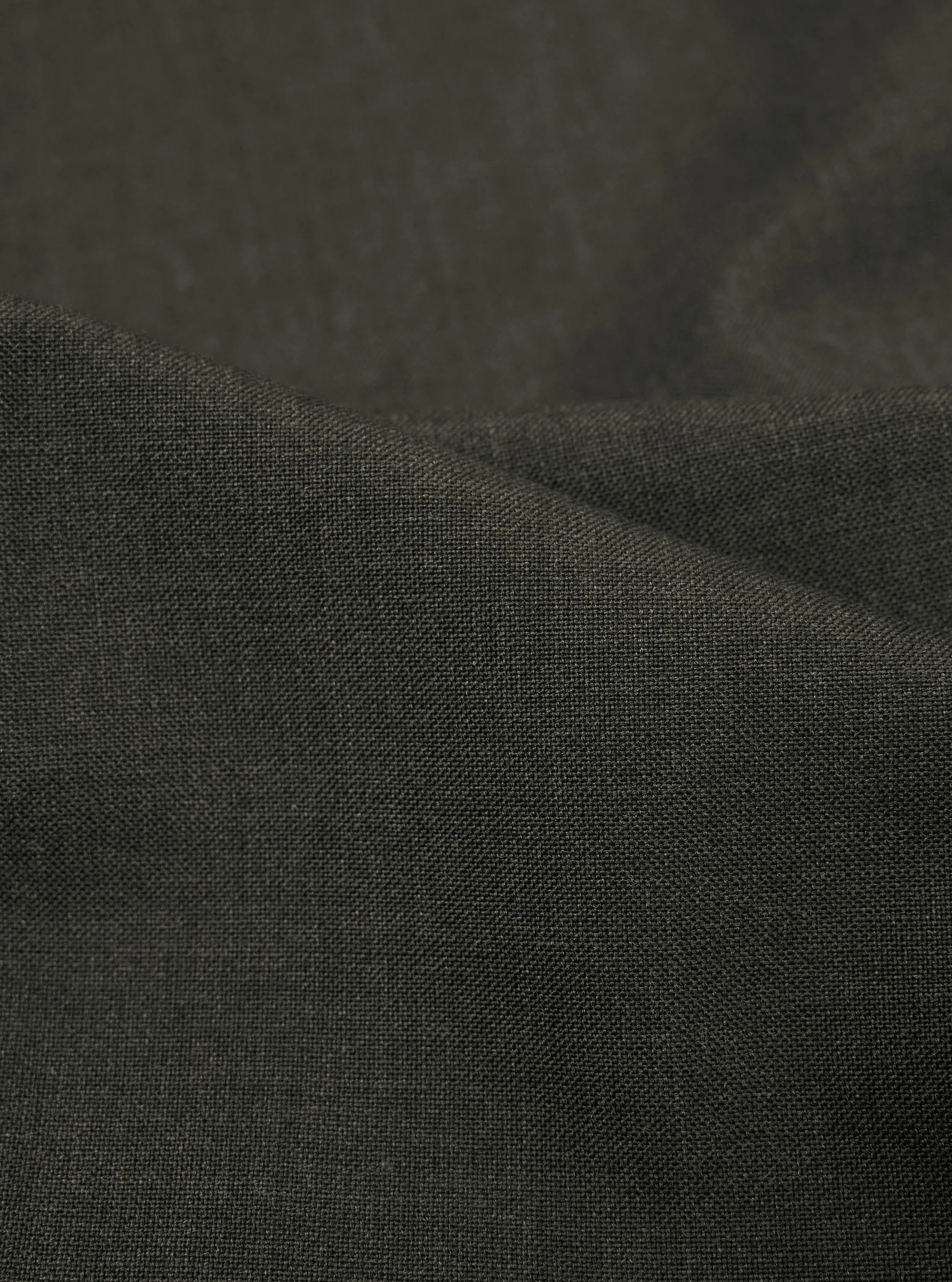 Olive Marl Tropical Suiting Pleated Track Pant sold by Universal Works product image thumbnail 4