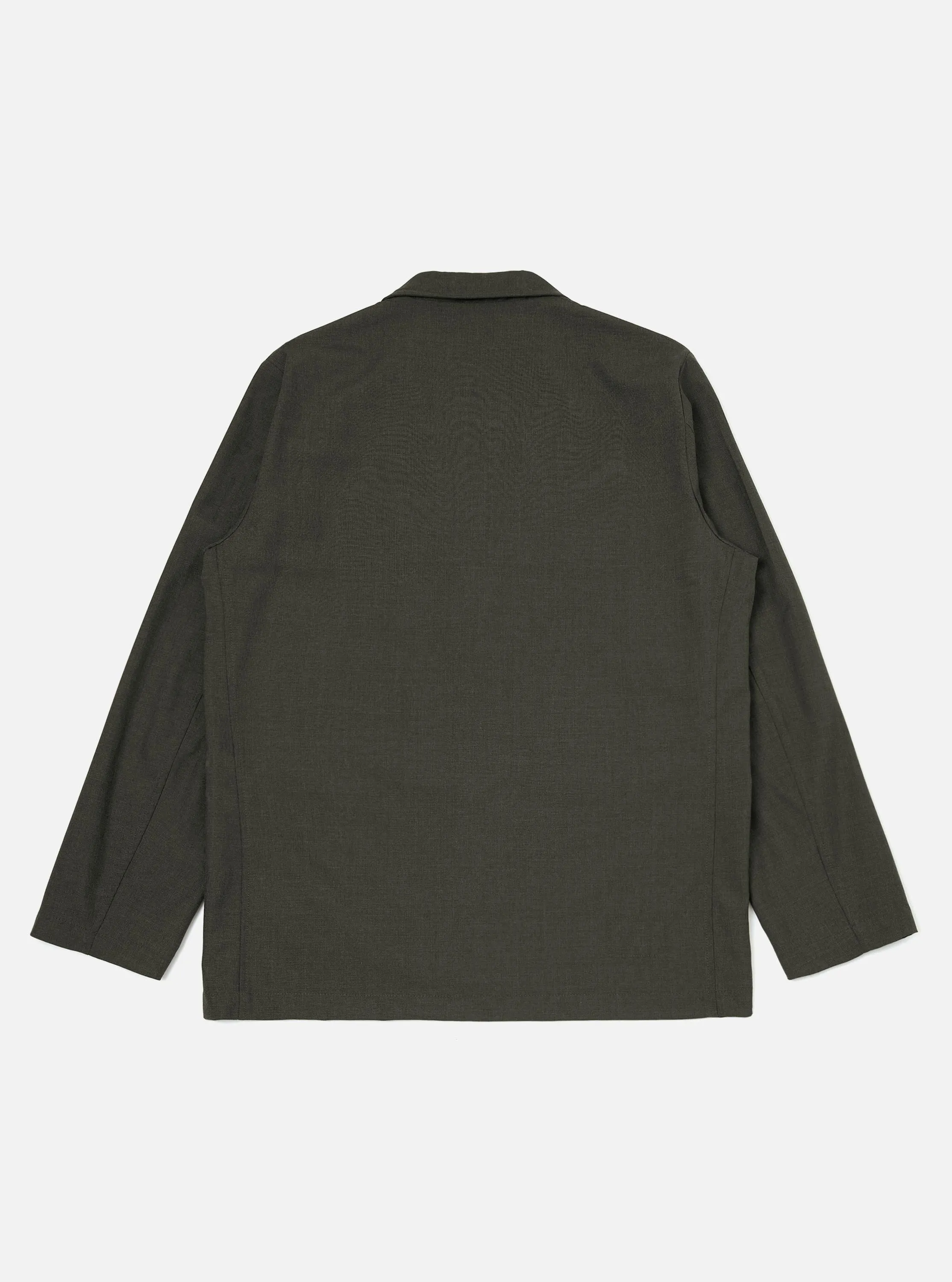 Olive Marl Tropical Suiting Two Button Jacket sold by Universal Works product image thumbnail 5