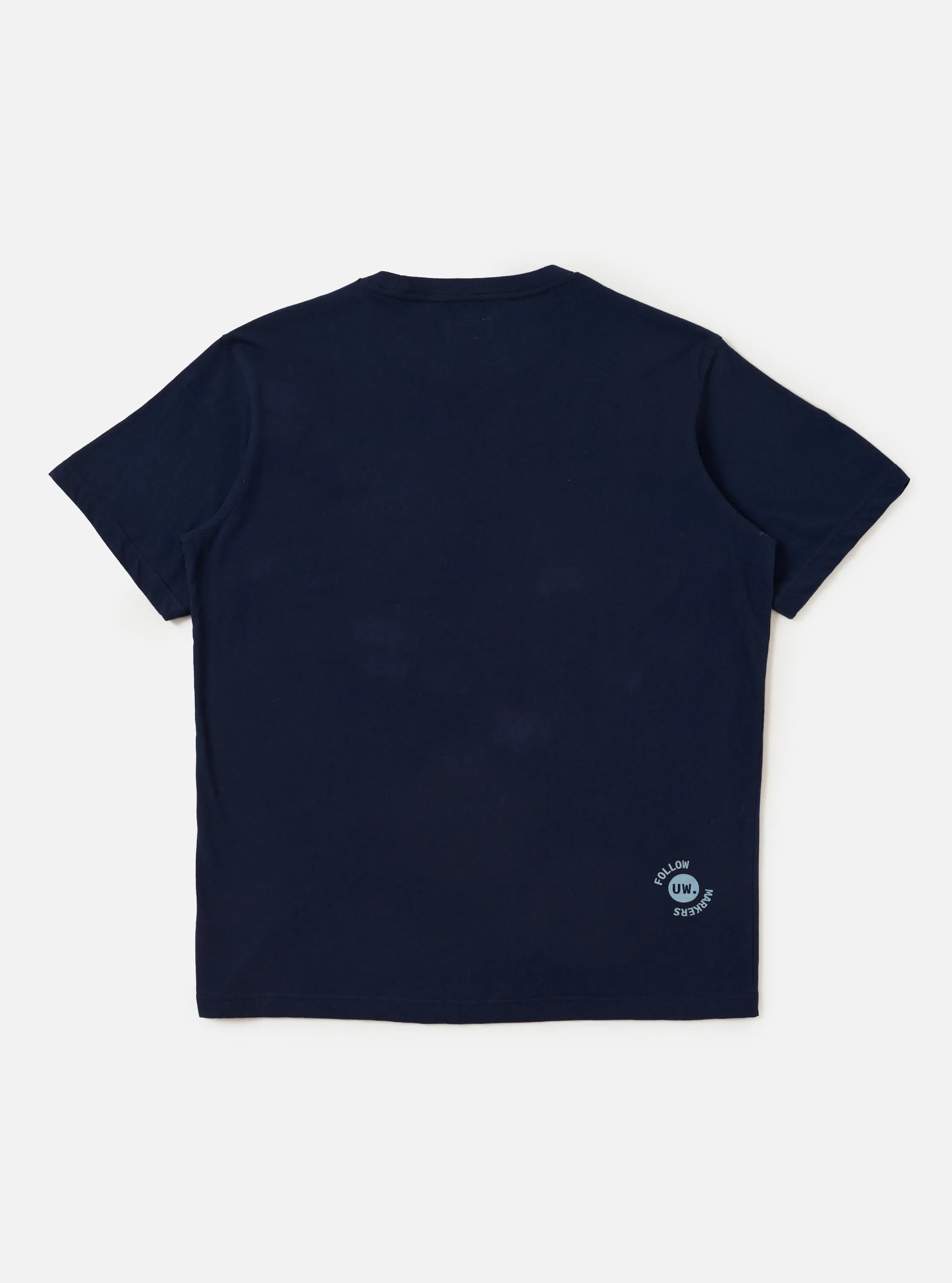 Navy Single Jersey Trail Trail To Hotel Delux Tee sold by Universal Works product image thumbnail 5