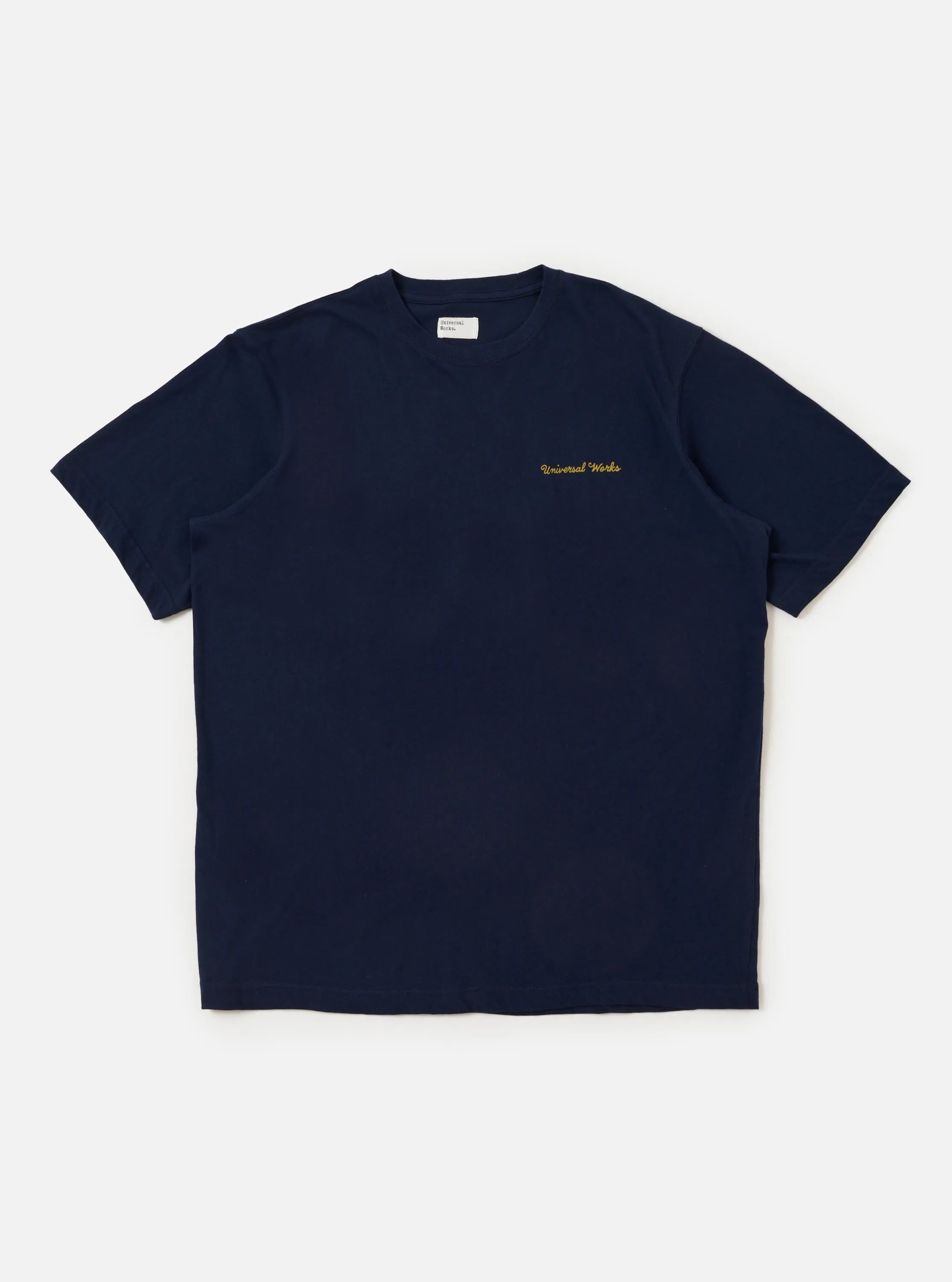 Navy Single Jersey Wish Wish You Were Here Tee sold by Universal Works product image thumbnail 5