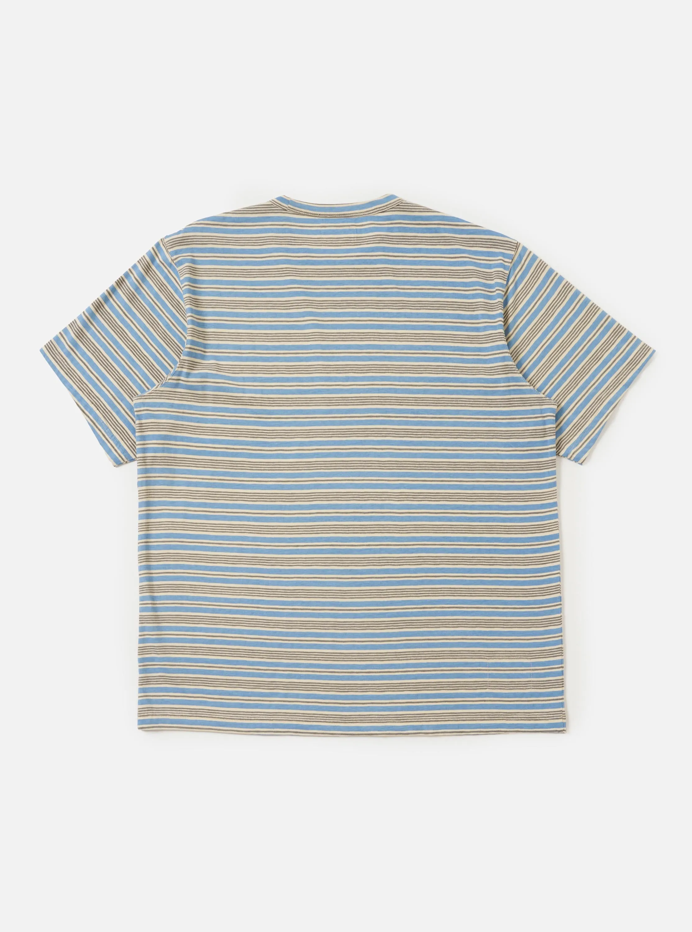 Pale Blue OS Stripe Jersey Core Tee sold by Universal Works product image thumbnail 5