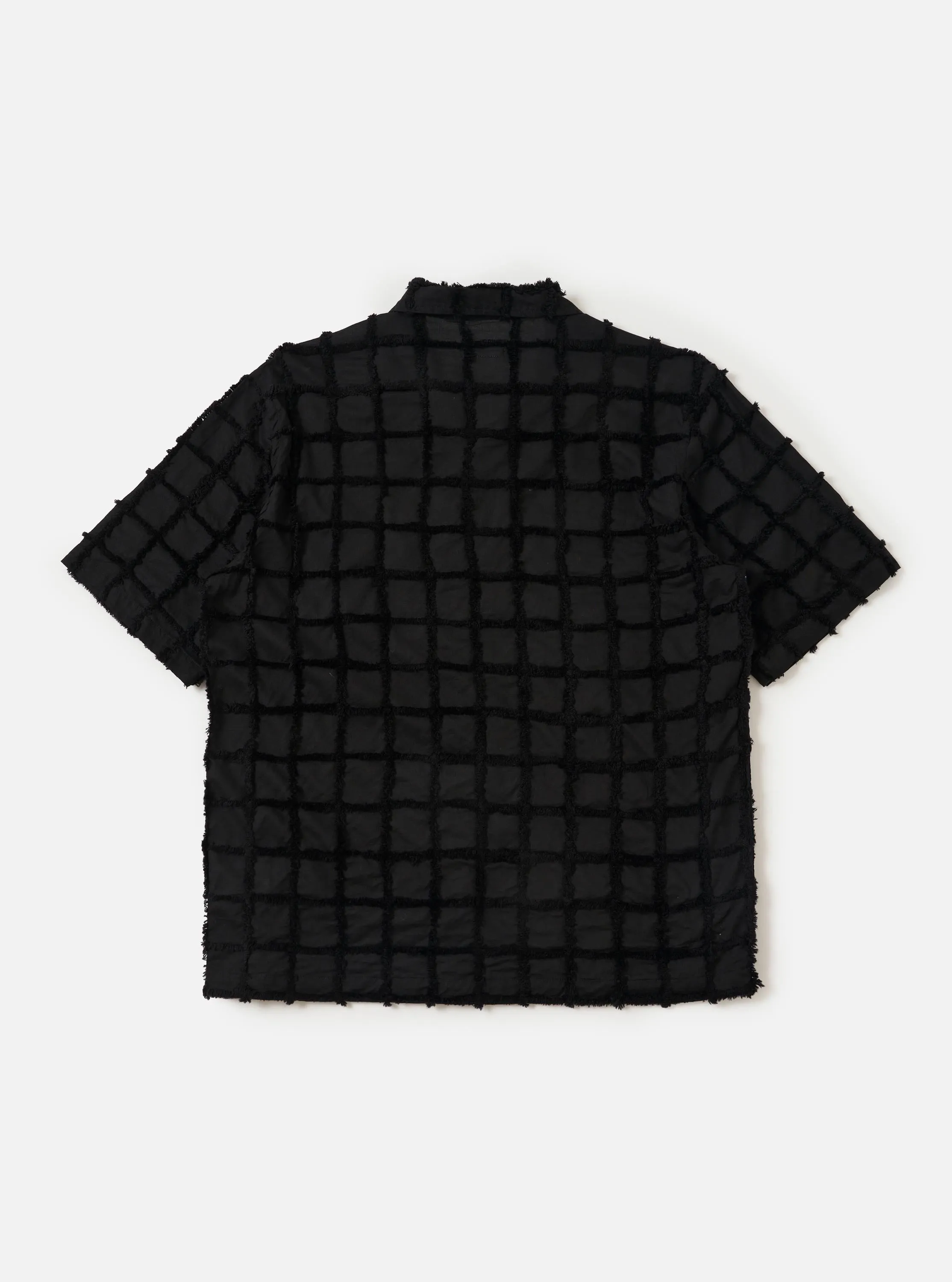 Black 3D Check Road Shirt sold by Universal Works product image thumbnail 5