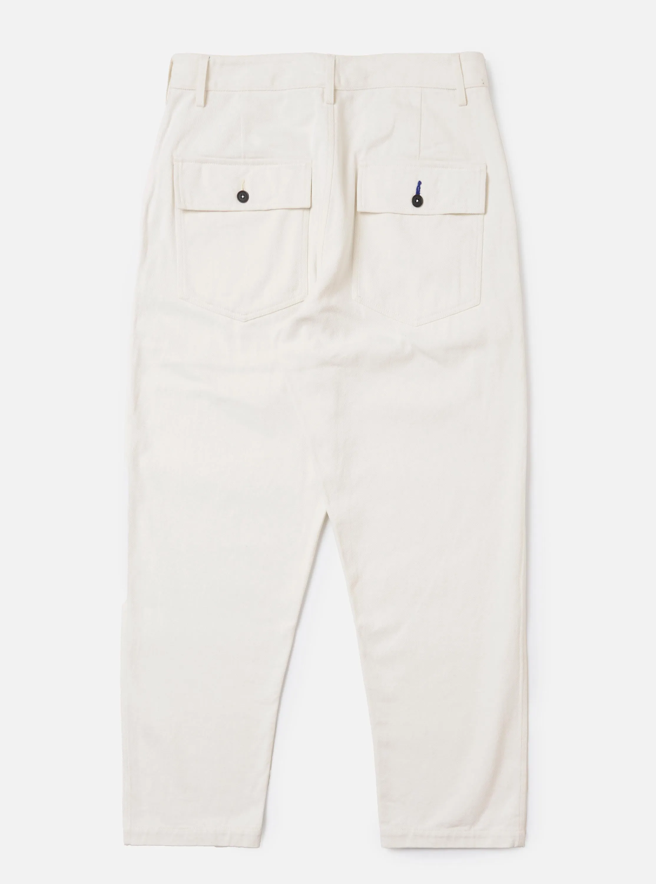 Ecru Slub Drill Dizzy Trouser sold by Universal Works product image thumbnail 5