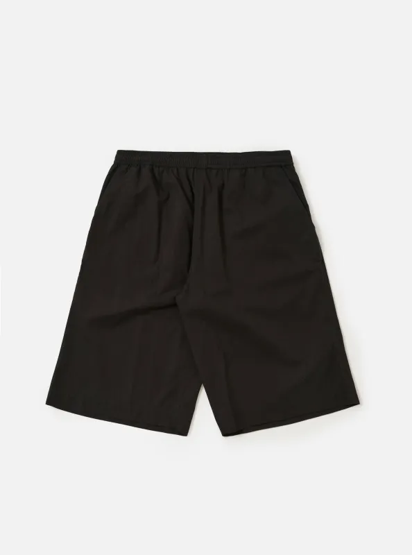 Black Broadcloth Vacation Short made by Universal Works