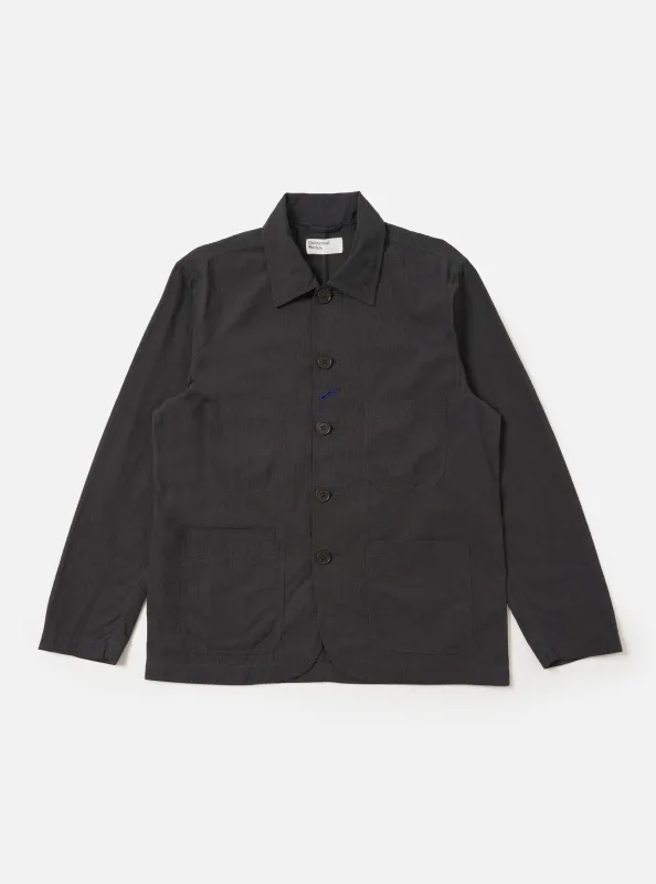 Charcoal Seattle Cotton OG Bakers Jacket made by Universal Works